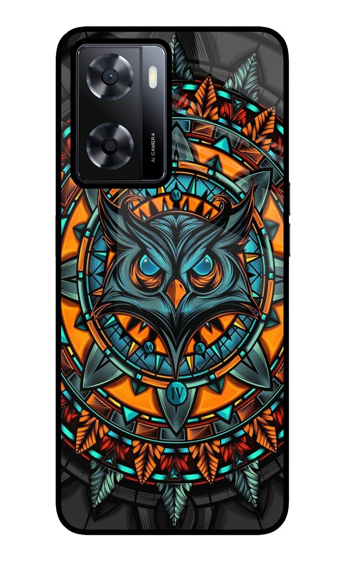 Angry Owl Art Case for Oppo A57 2022