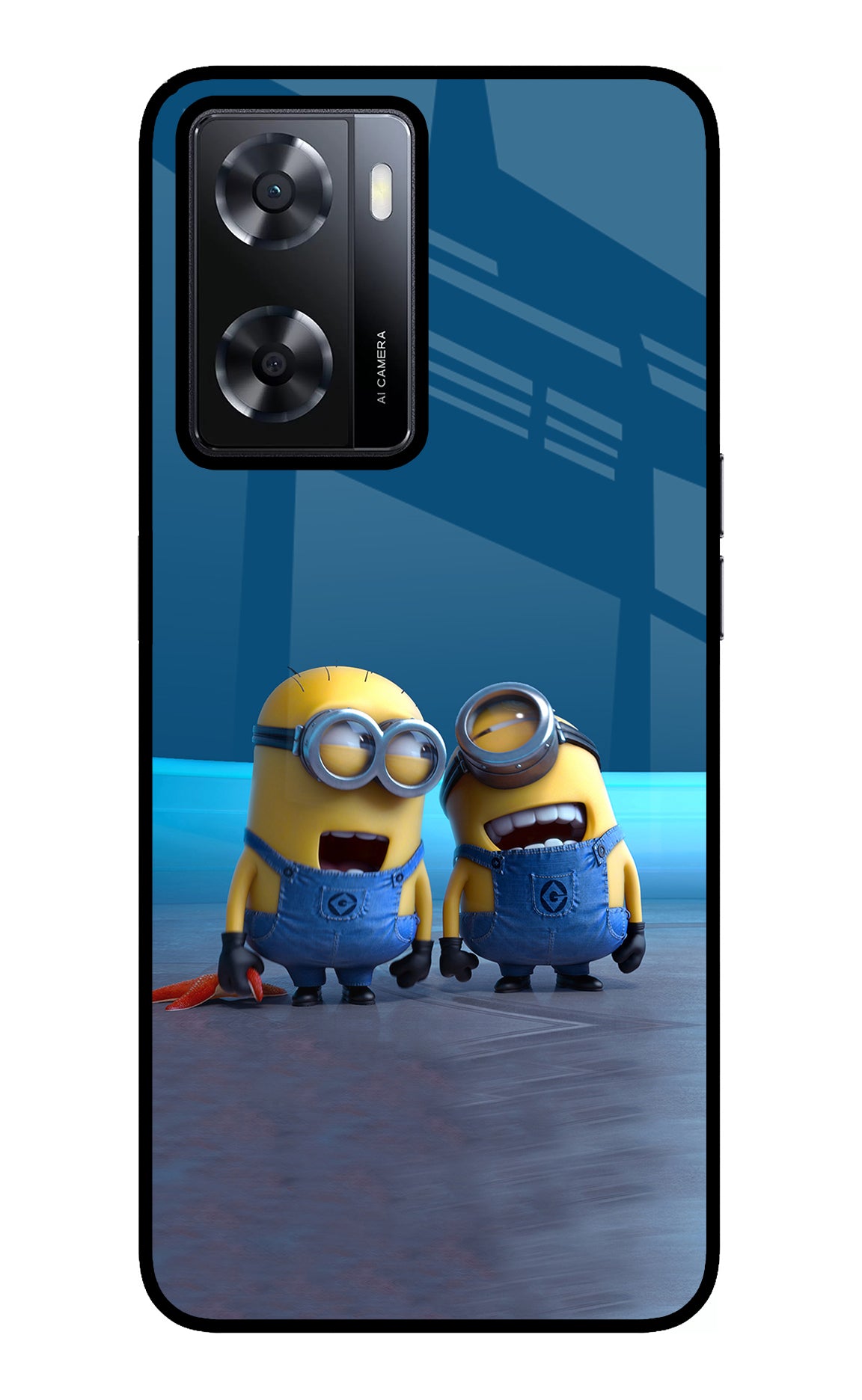 Minion Laughing Case for Oppo A57 2022