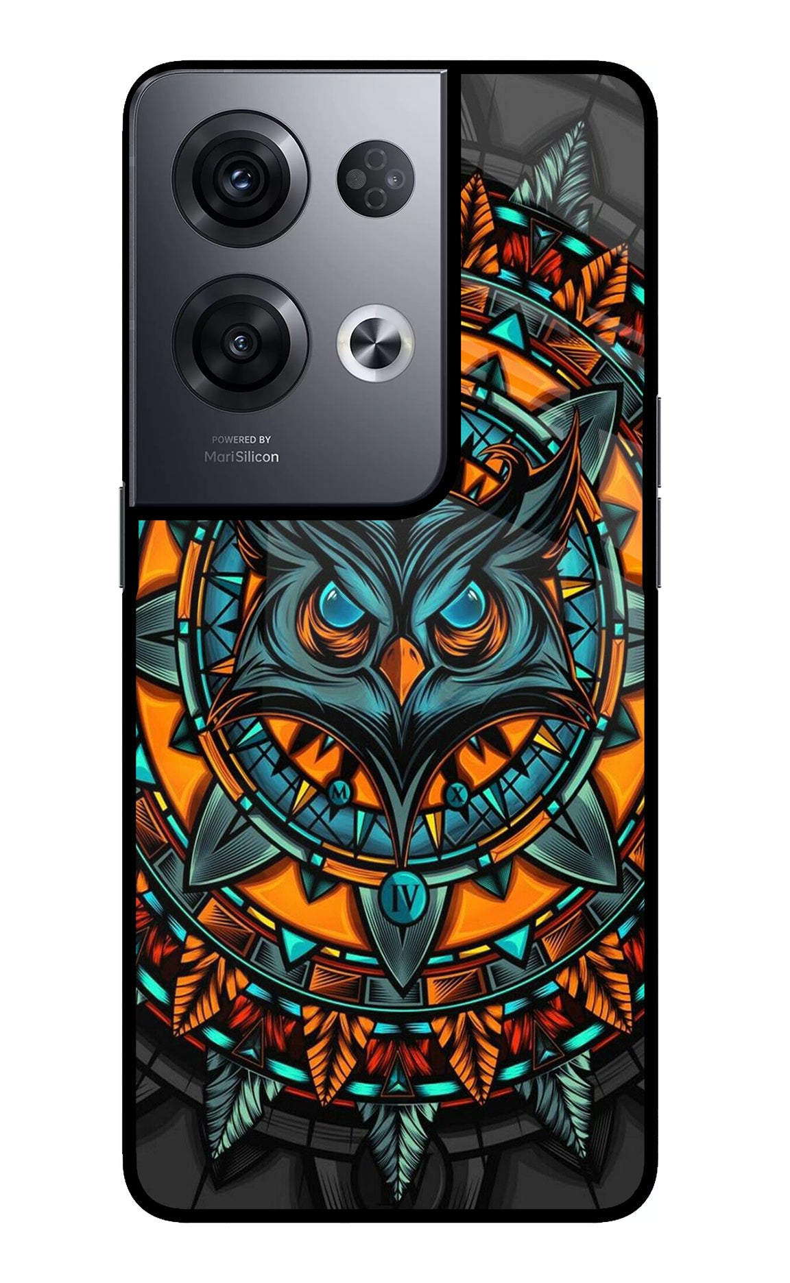 Angry Owl Art Case for Oppo Reno8 Pro