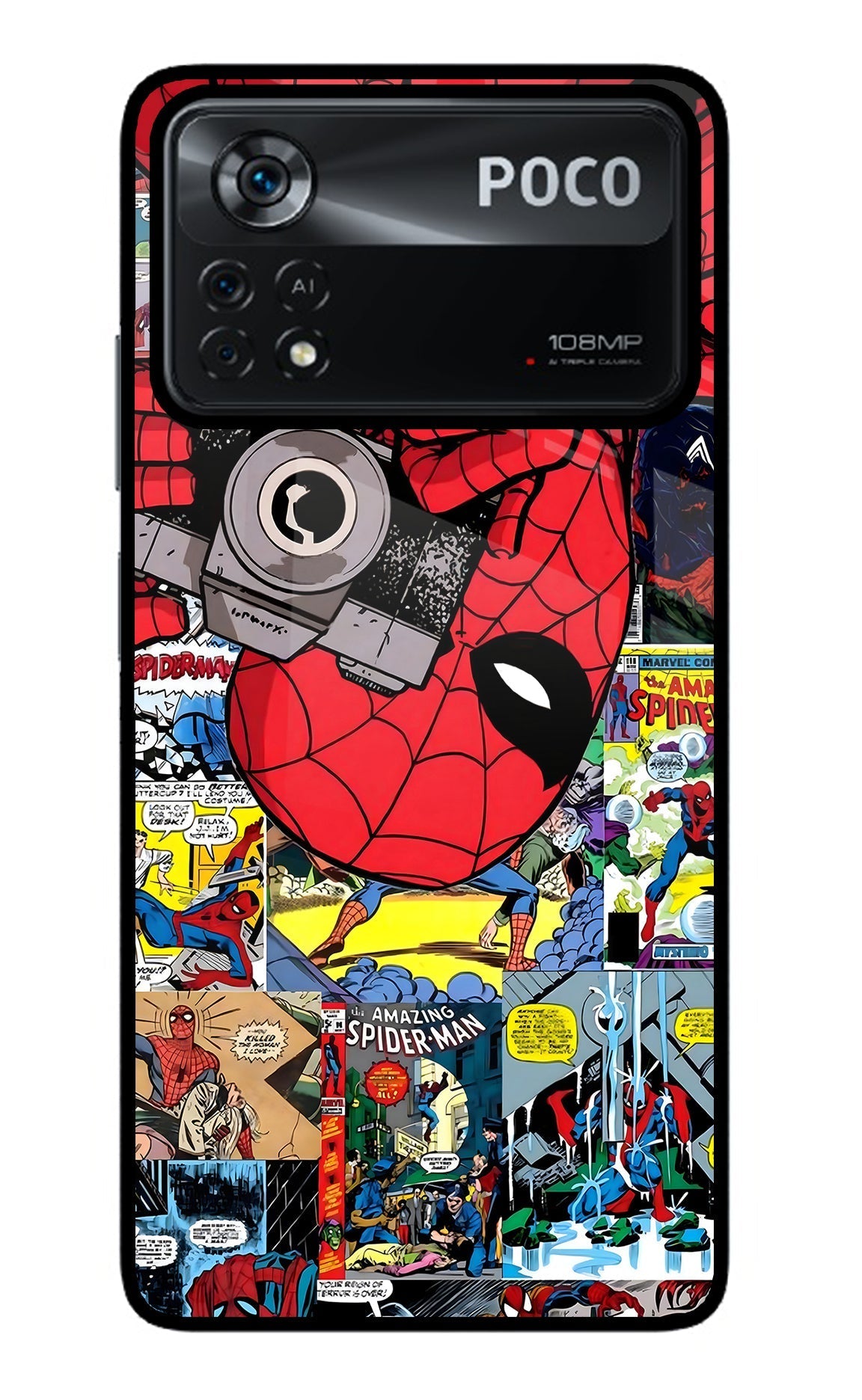 Spider Man Case for Poco X4 Pro