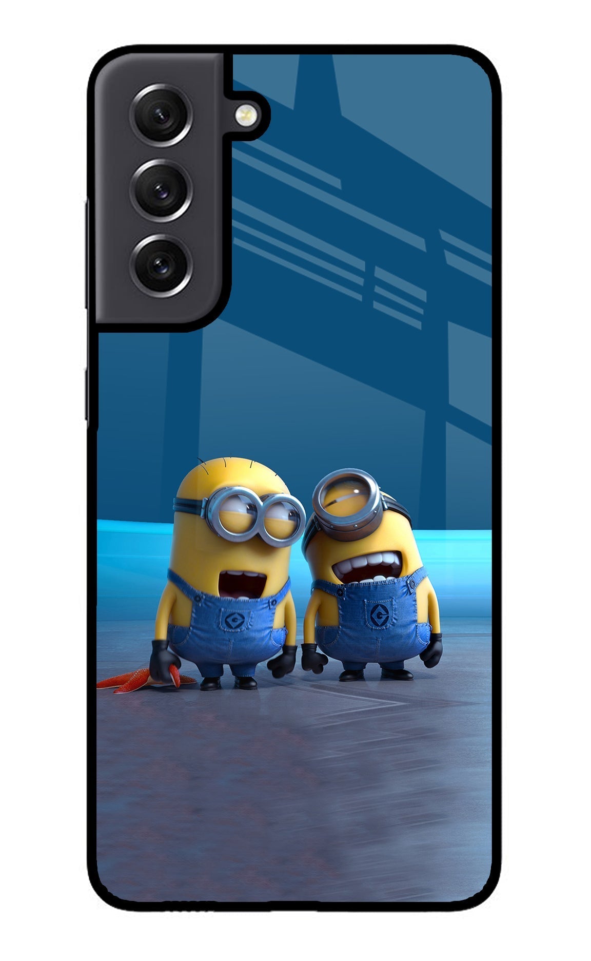 Minion Laughing Case for Samsung S21 FE 5G