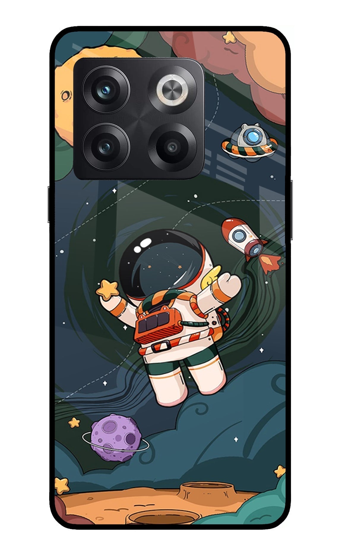 Cartoon Astronaut Case for OnePlus 10T 5G