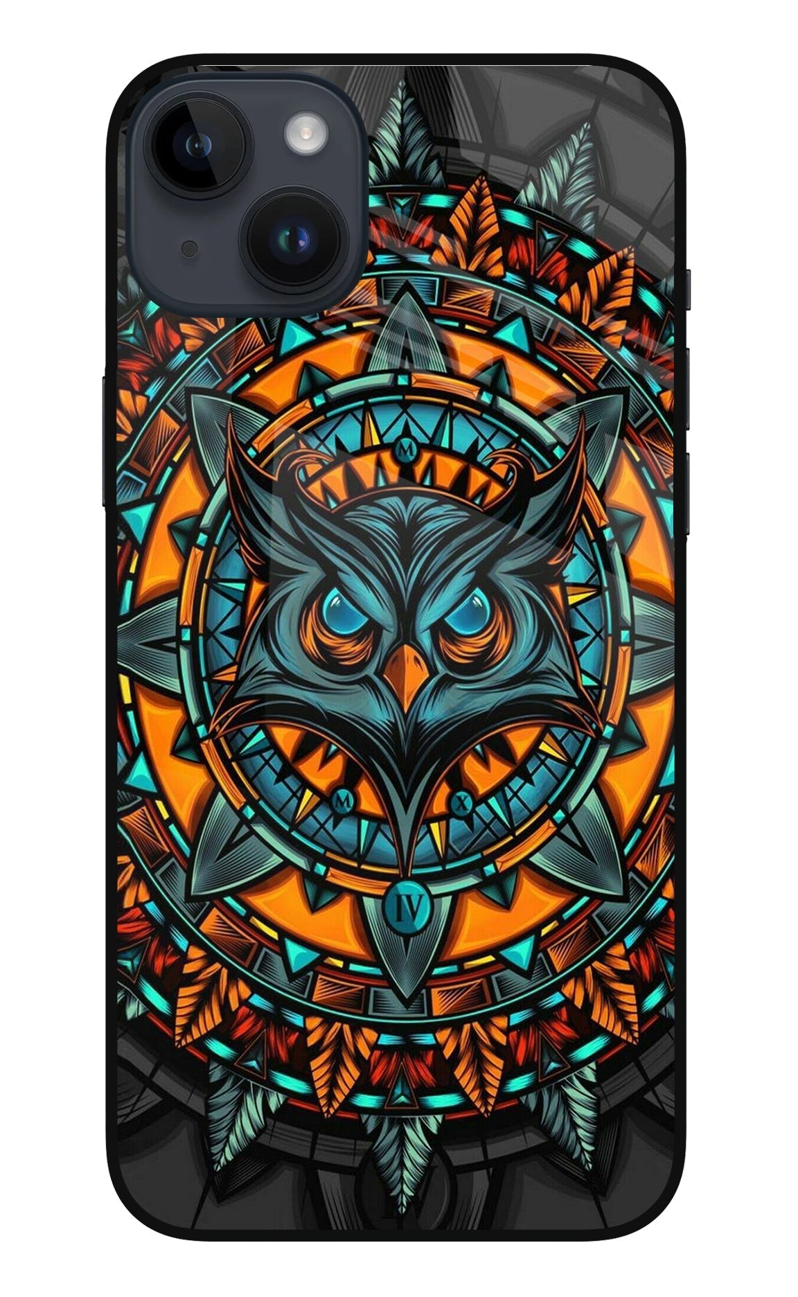 Angry Owl Art Case for iPhone 14 Plus