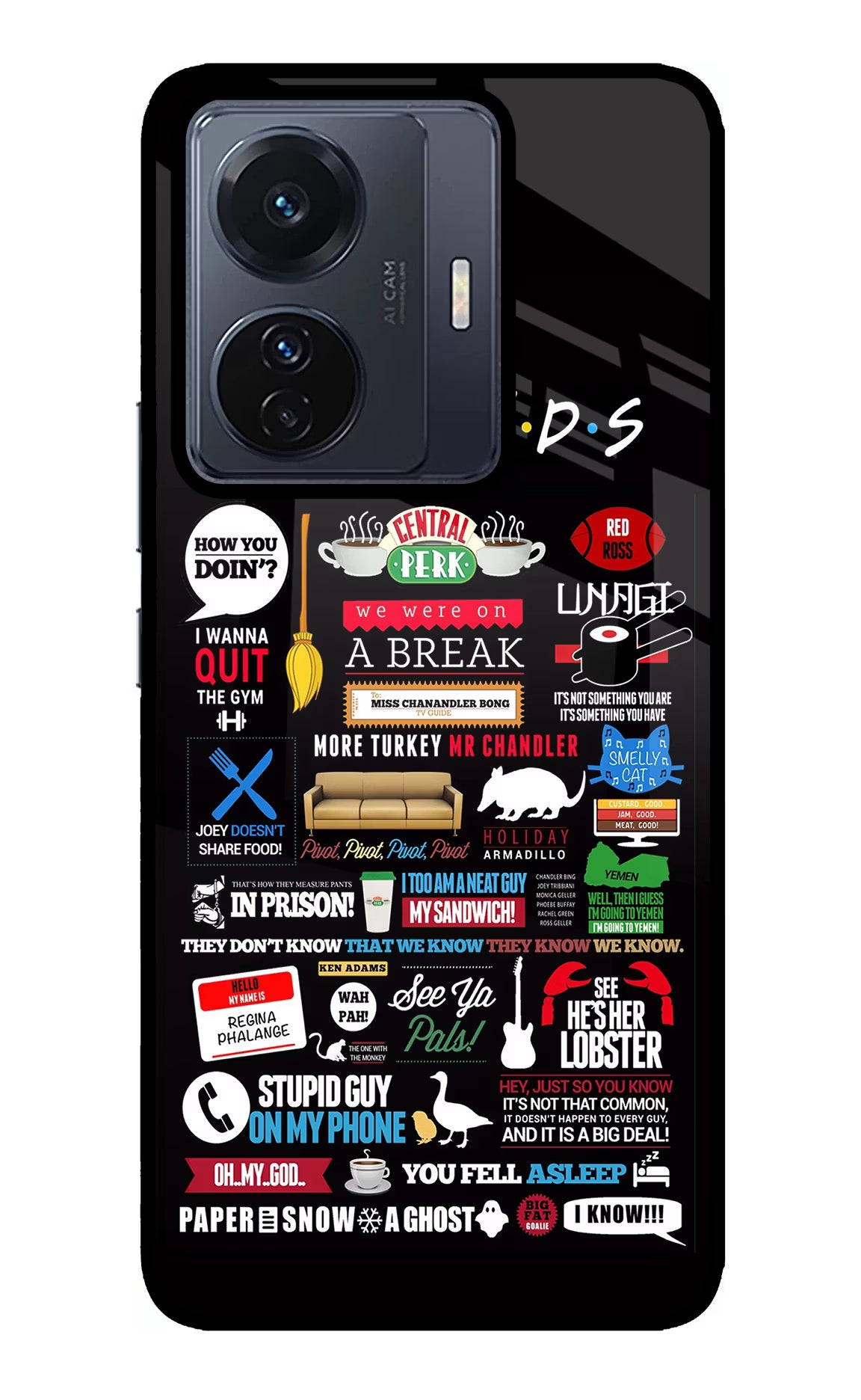 FRIENDS Case for Vivo T1 Pro 5G by Casekaro