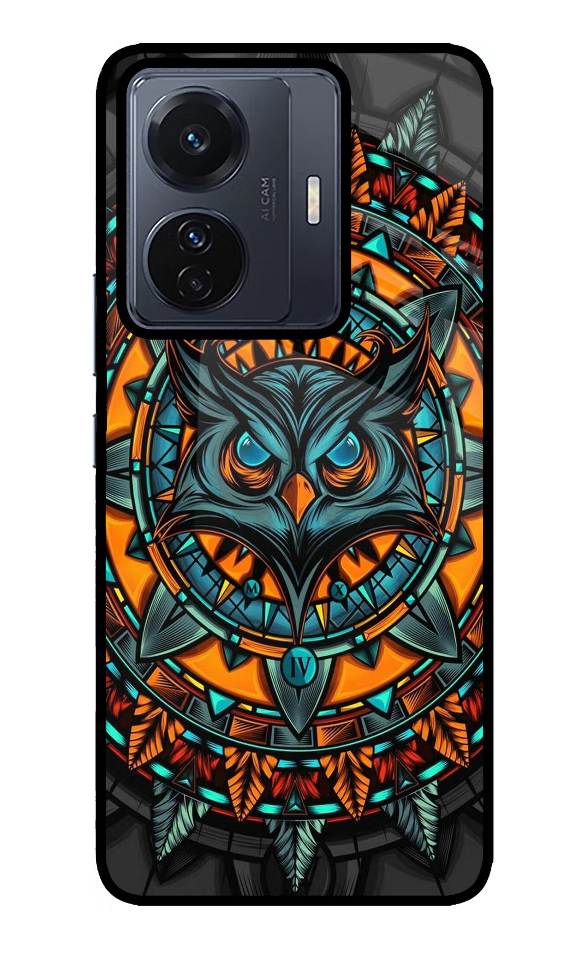 Angry Owl Art Case for Vivo T1 Pro 5G by Casekaro
