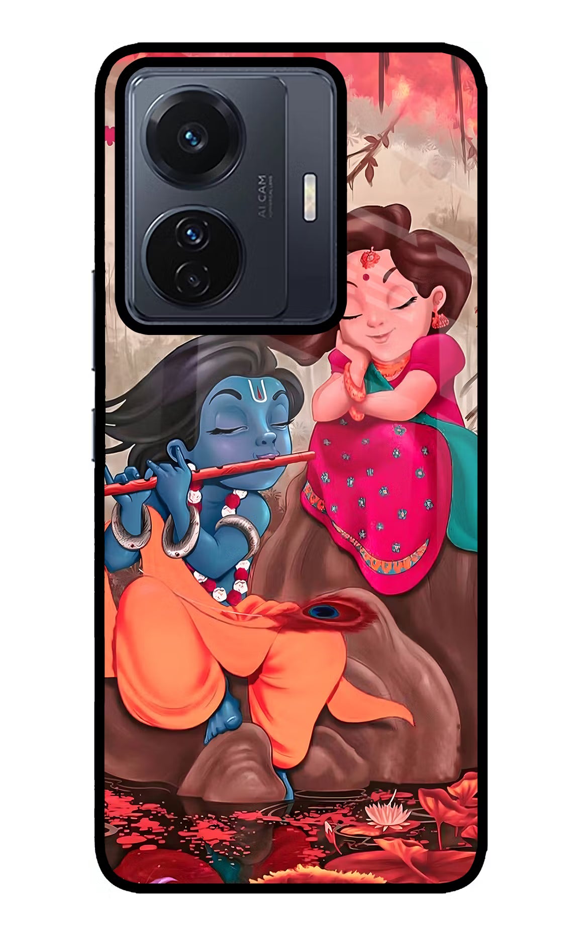Radhe Krishna Case for Vivo T1 Pro 5G by Casekaro