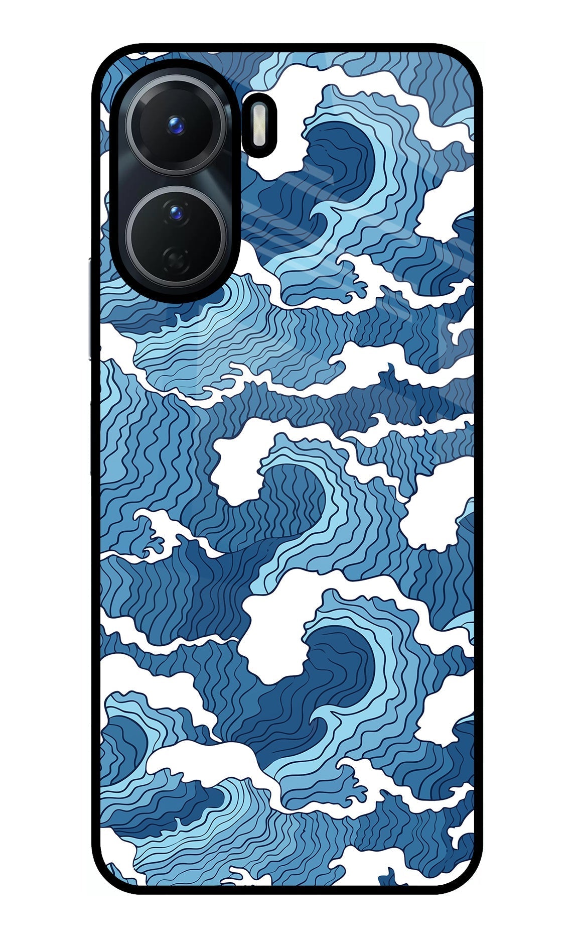 Blue Waves Case for Vivo Y16