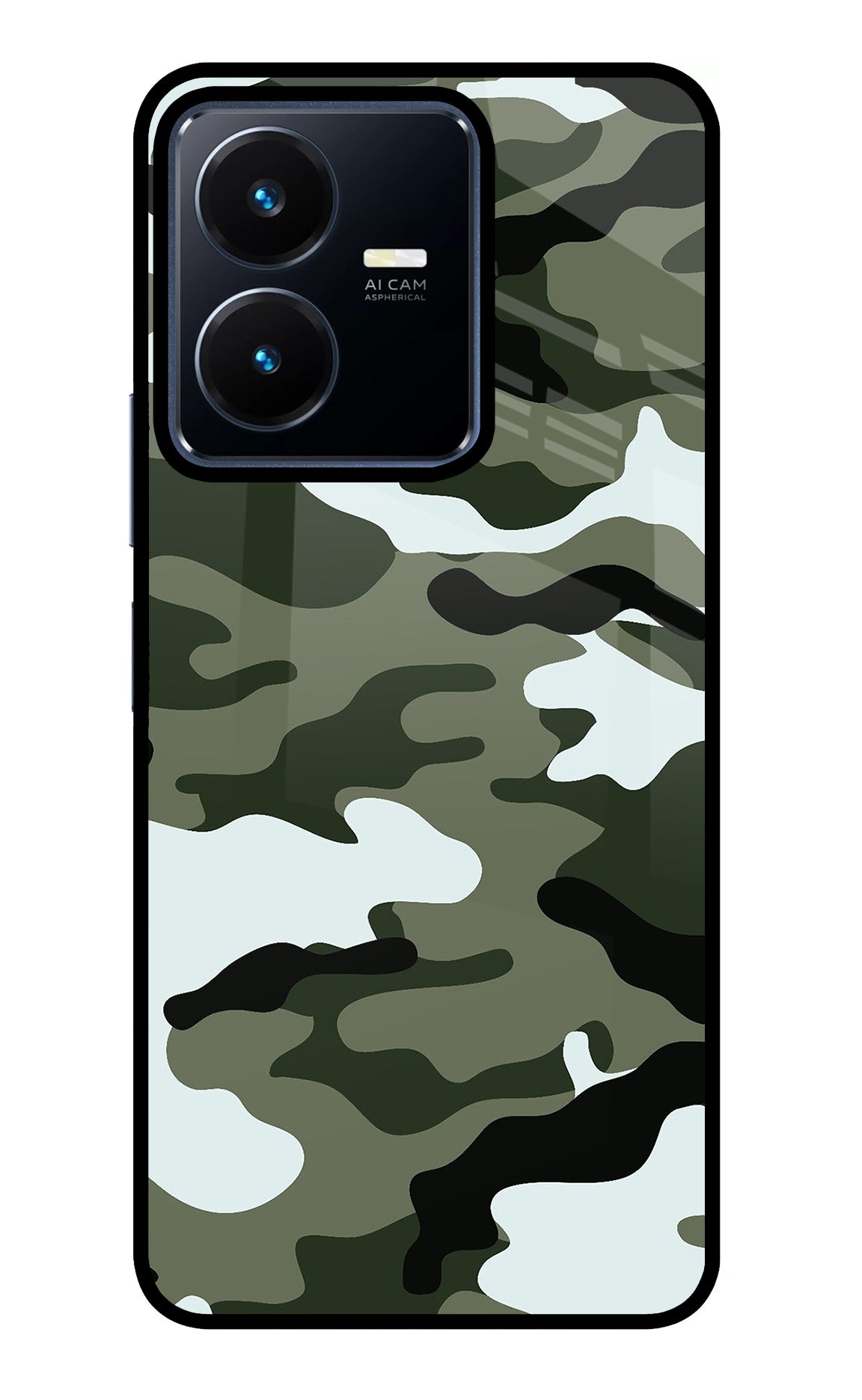Camouflage Case for Vivo Y22