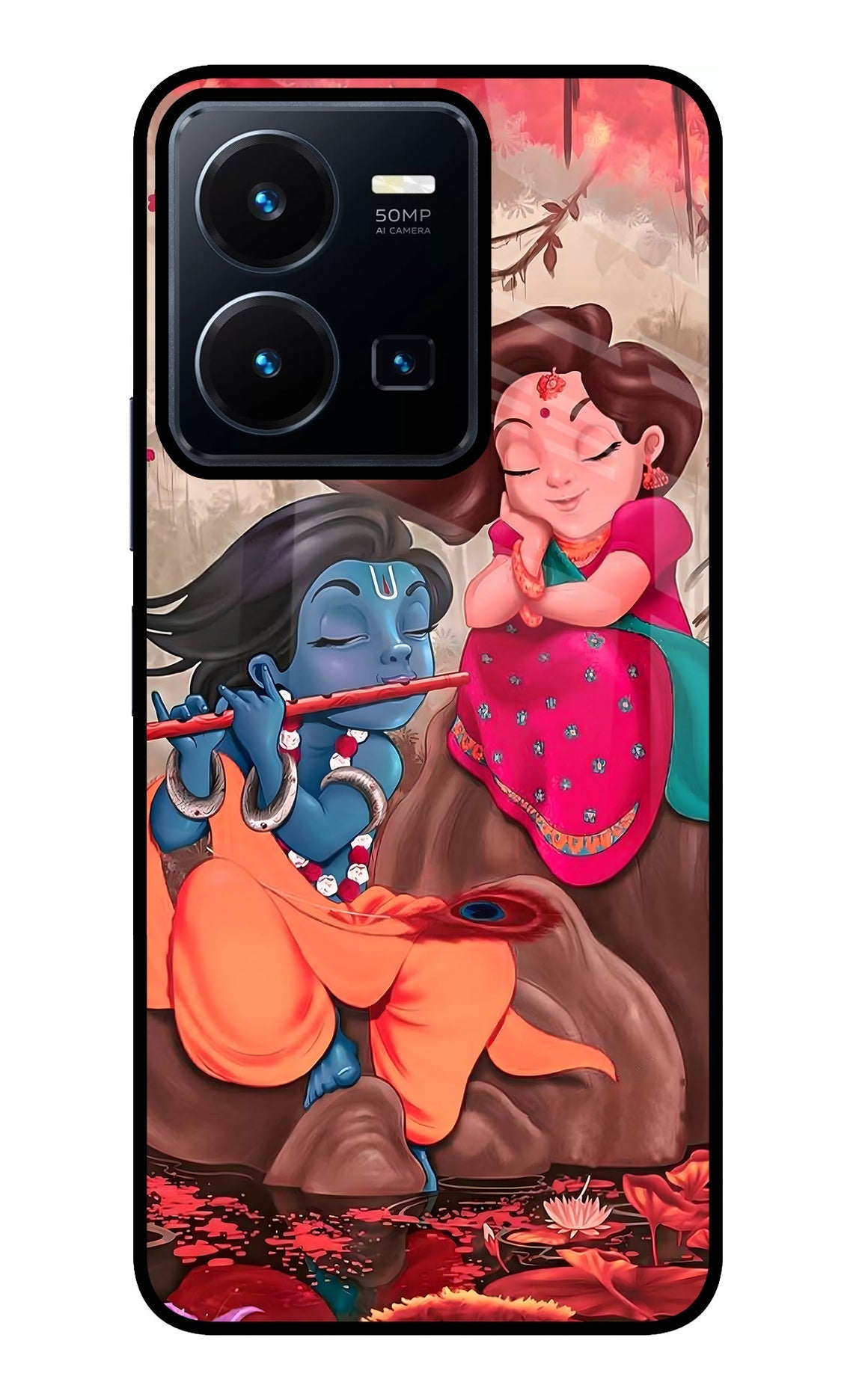 Radhe Krishna Case for Vivo Y35