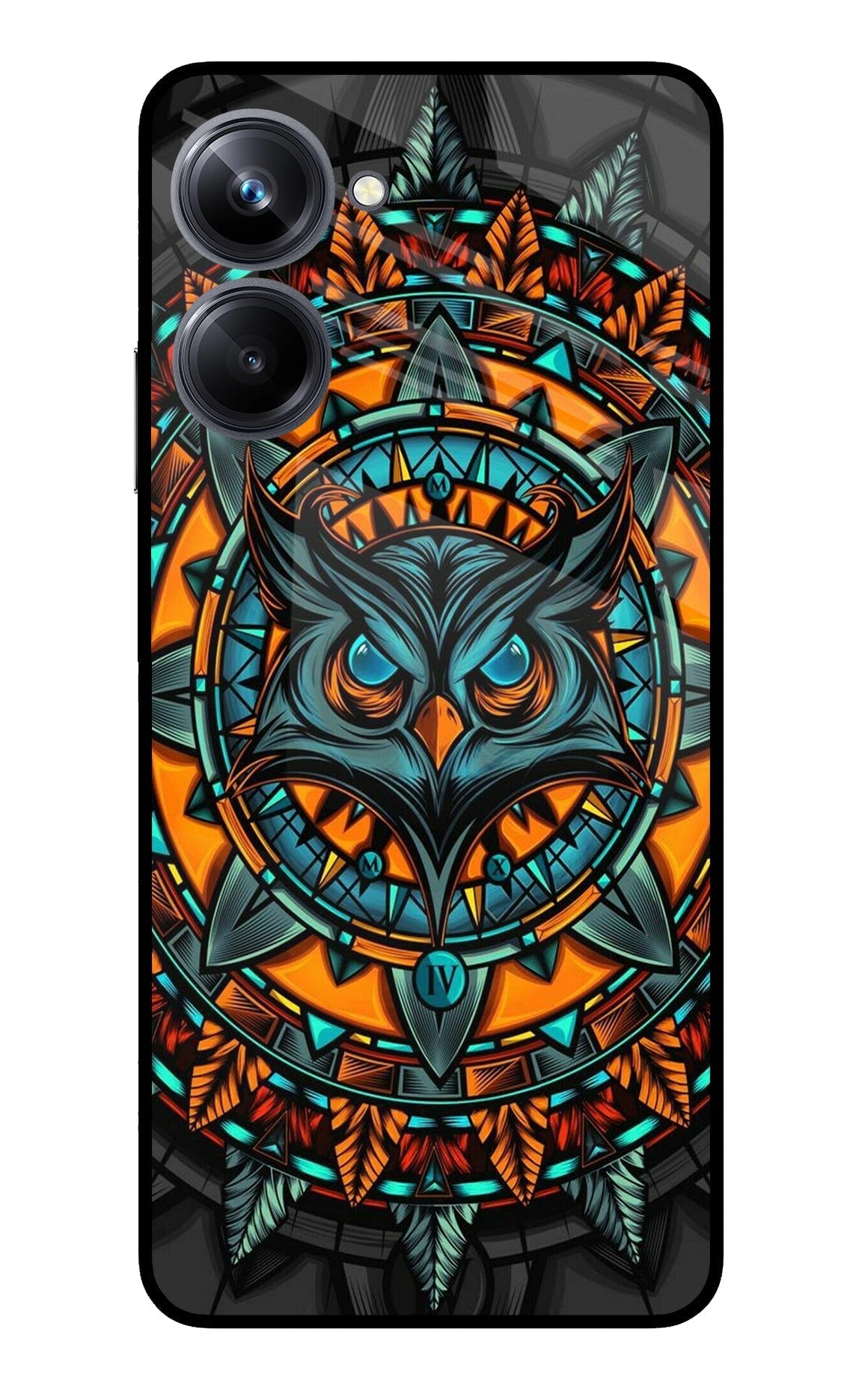 Angry Owl Art Case for Realme 10 Pro 5G
