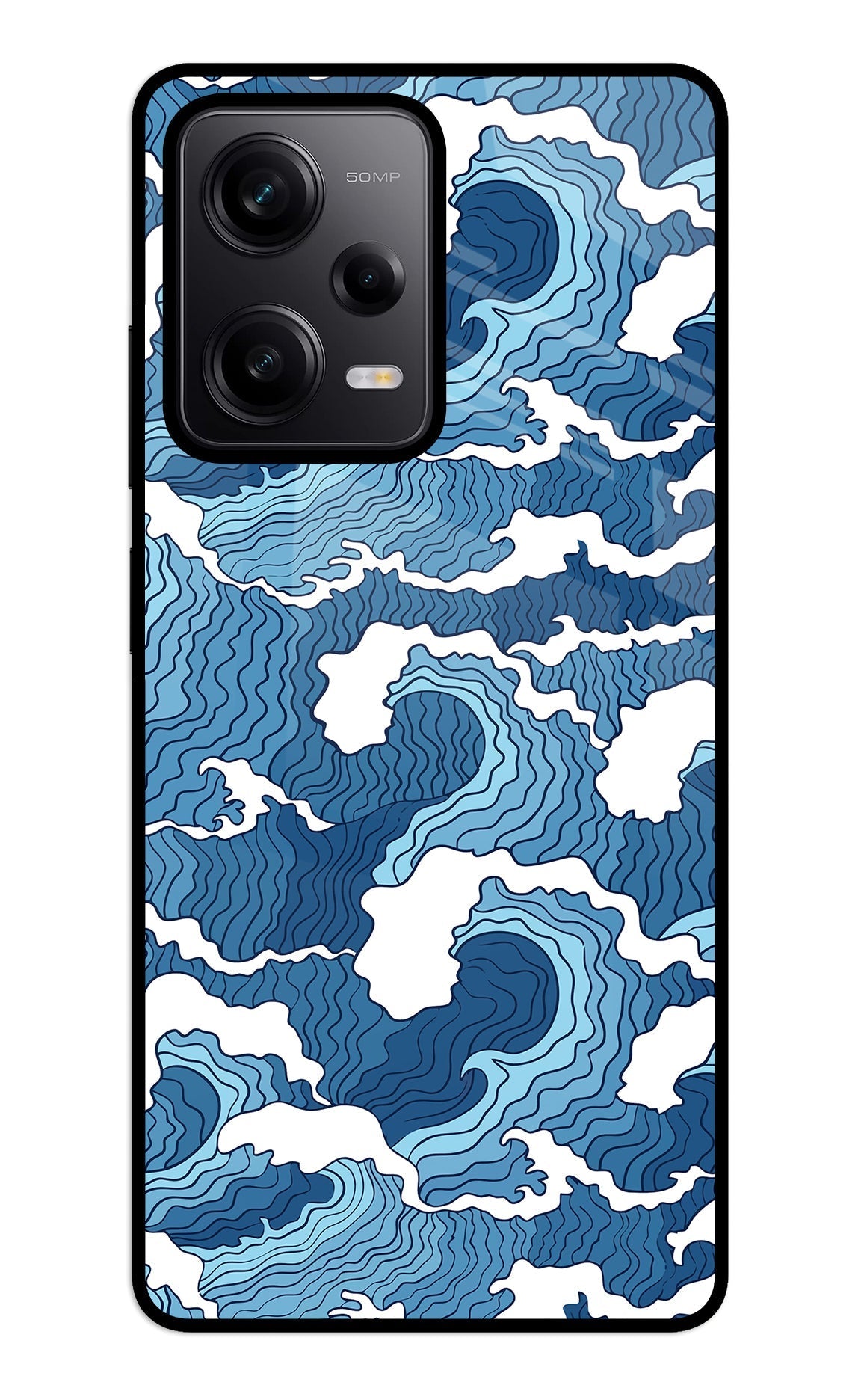 Blue Waves Case for Redmi Note 12 5G