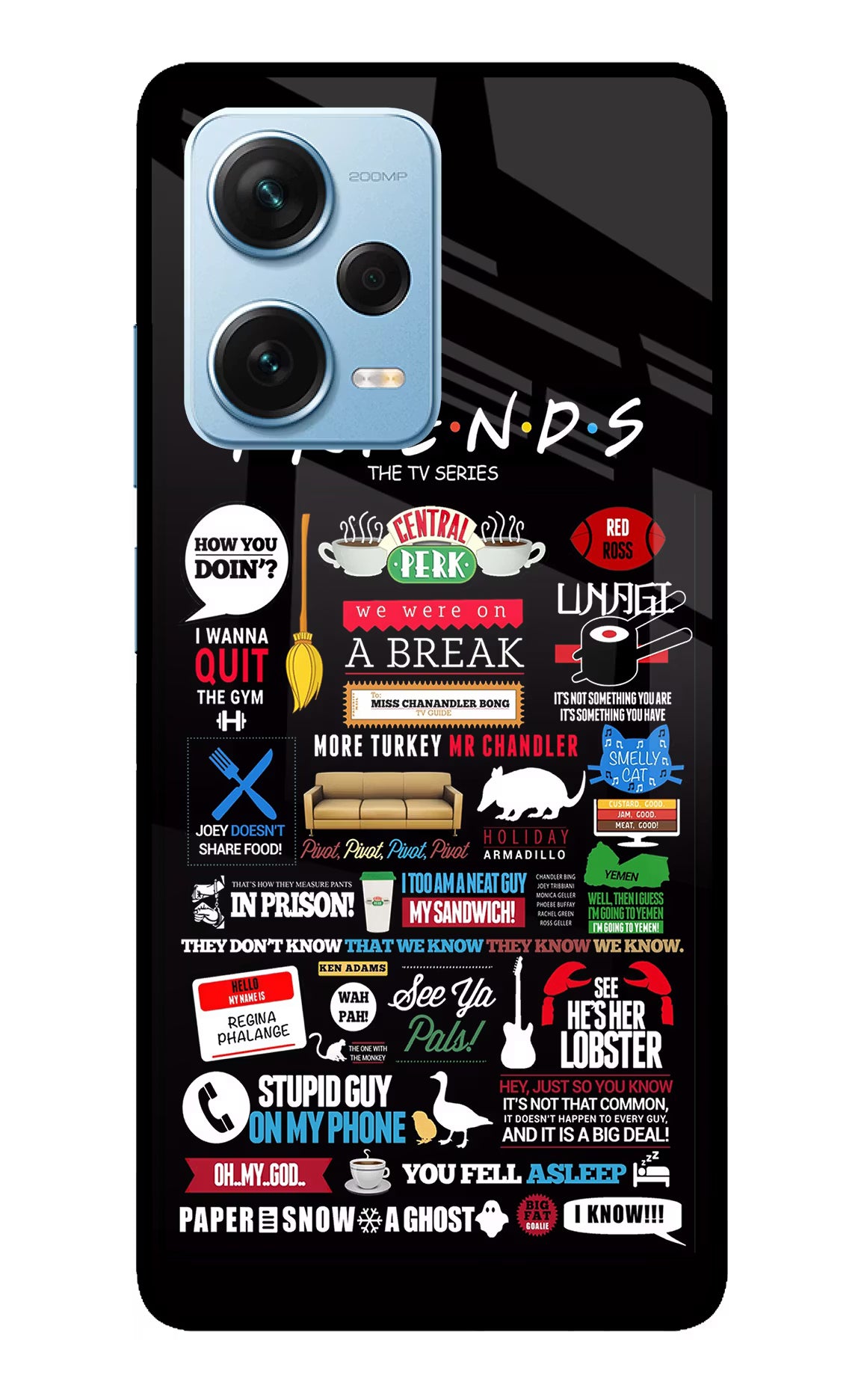 FRIENDS Case for Redmi Note 12 Pro+ 5G by Casekaro