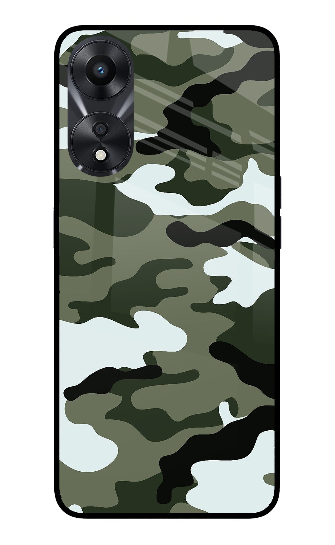 Camouflage Case for Oppo A78 5G