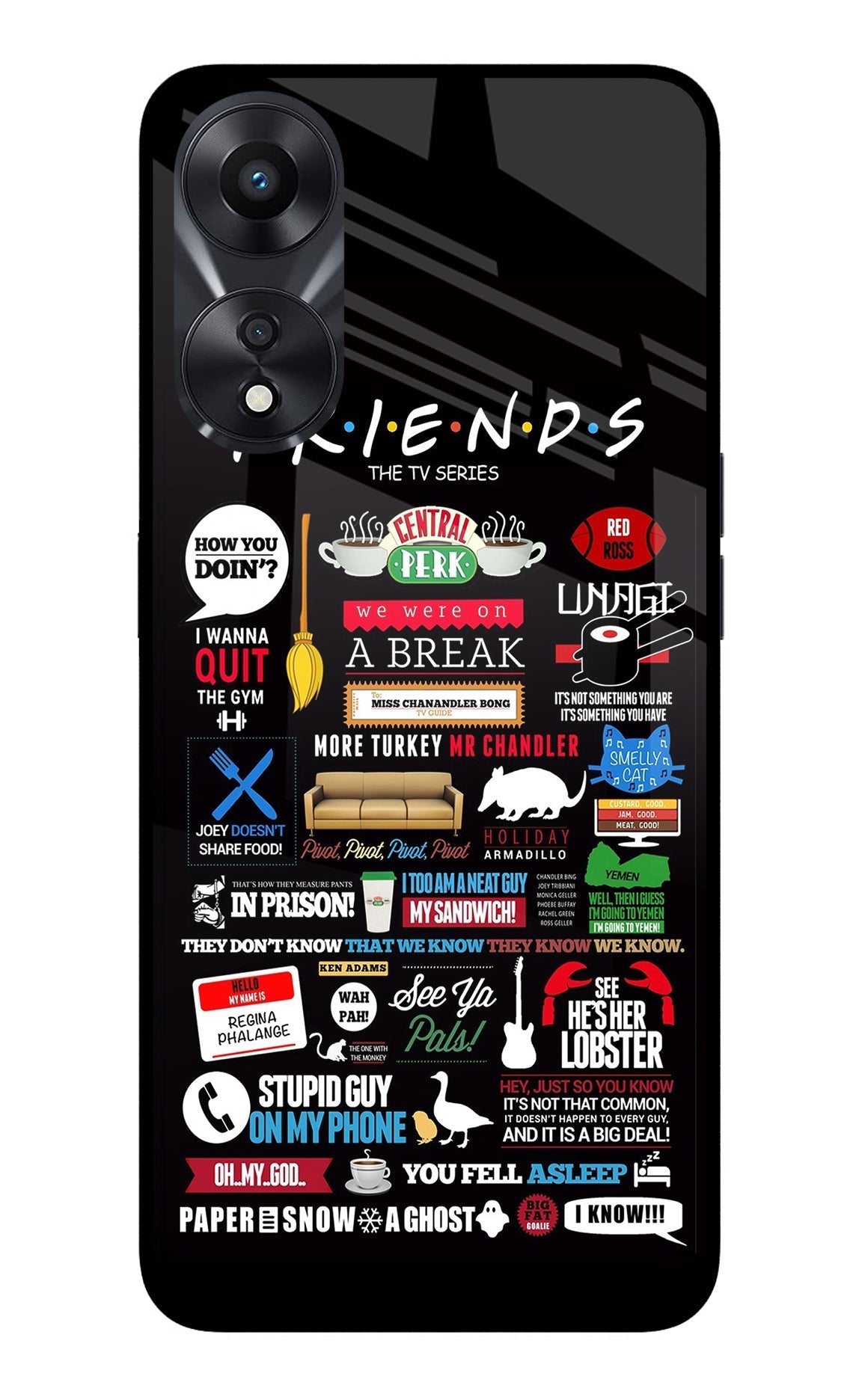 FRIENDS Case for Oppo A78 5G