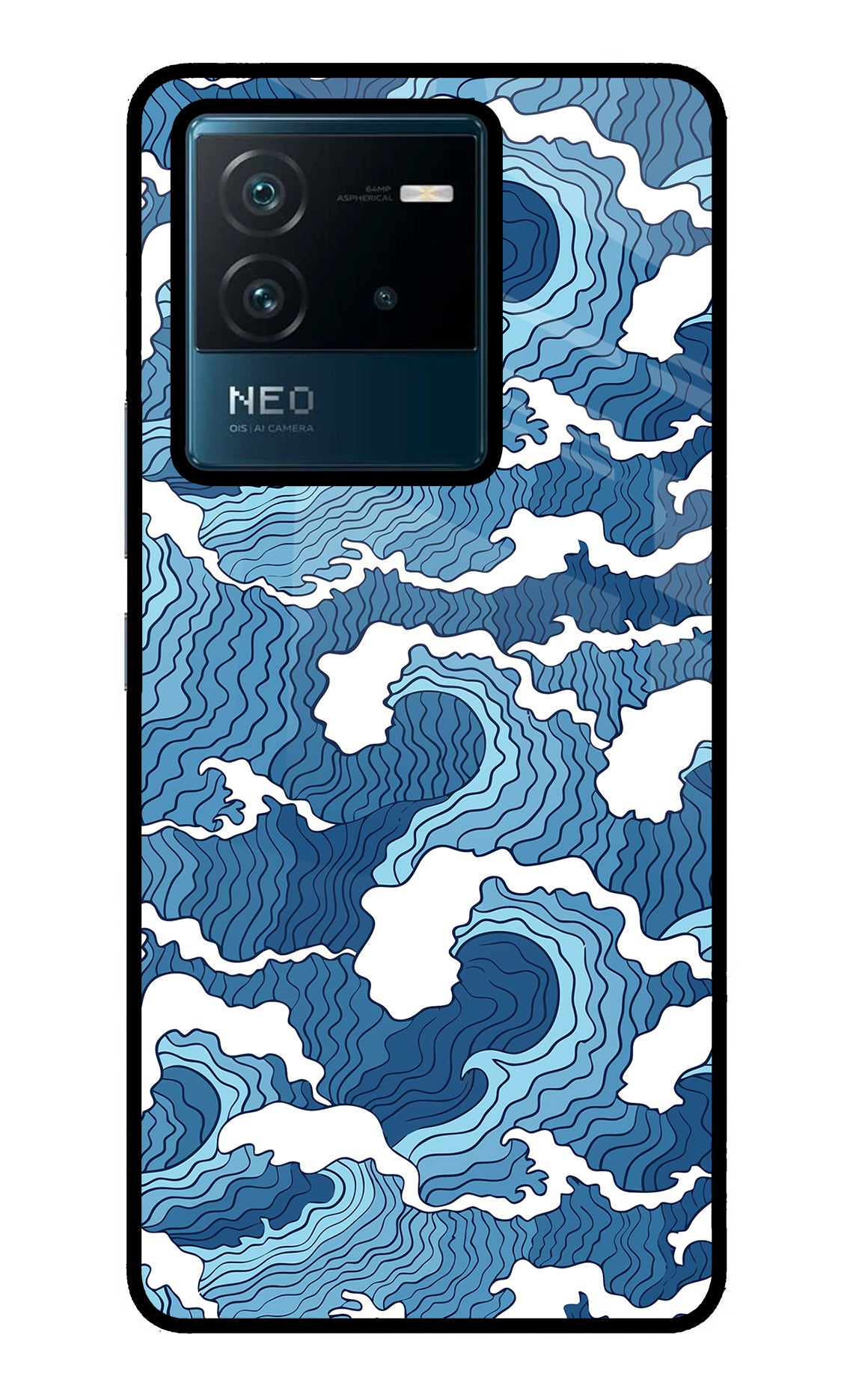 Blue Waves Case for IQOO Neo 6 5G