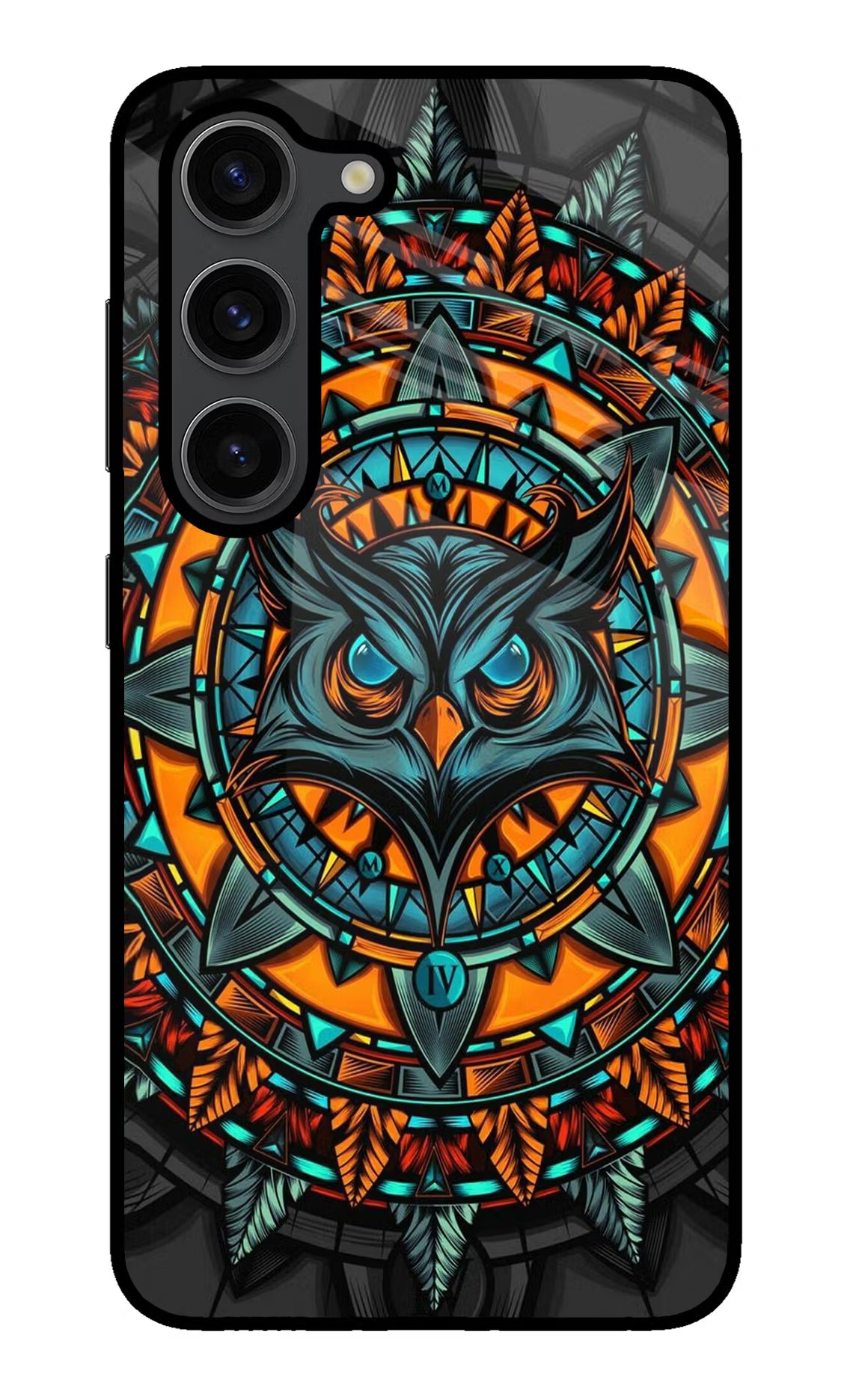 Angry Owl Art Case for Samsung S23 Plus by Casekaro