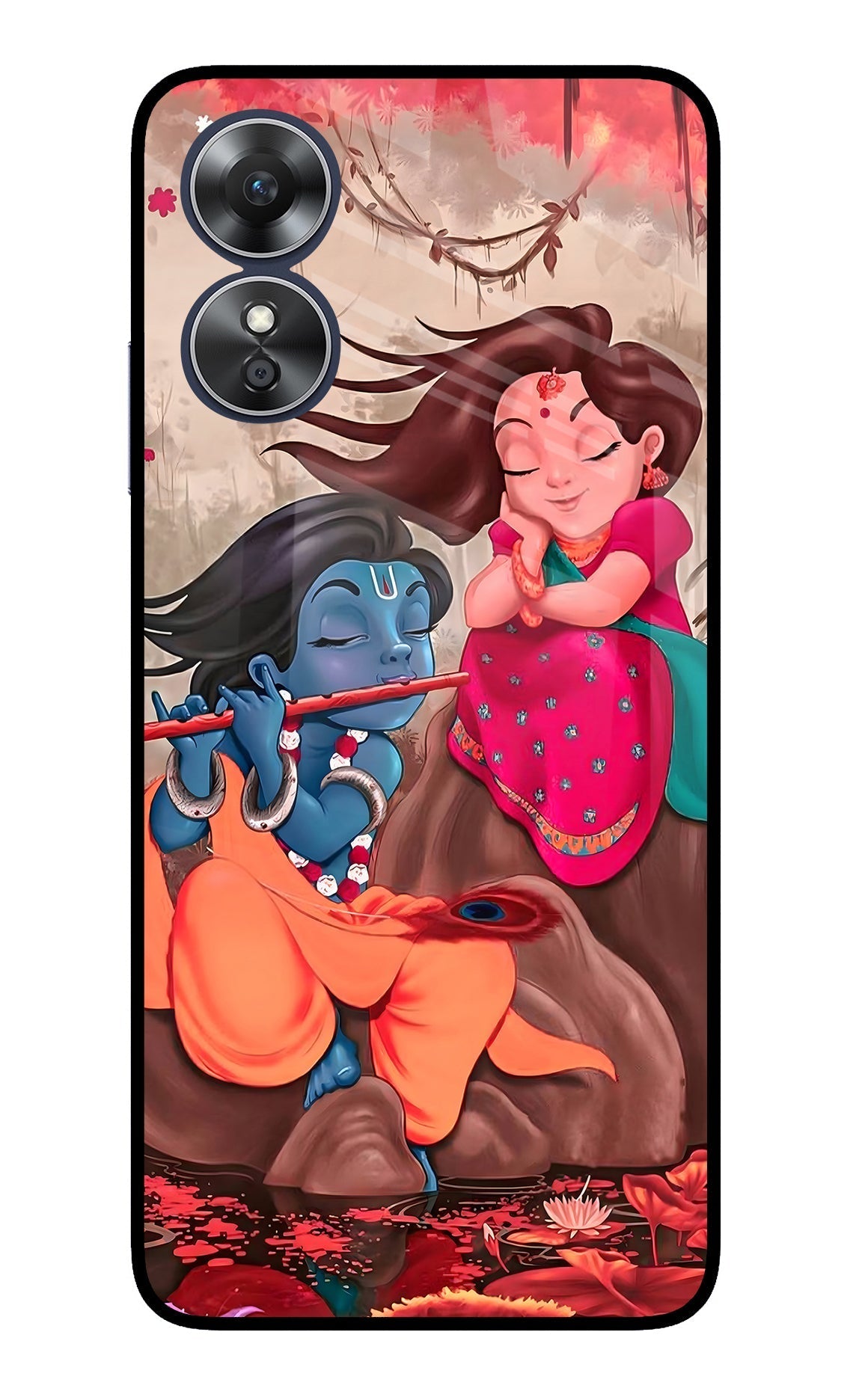 Radhe Krishna Case for Oppo A17