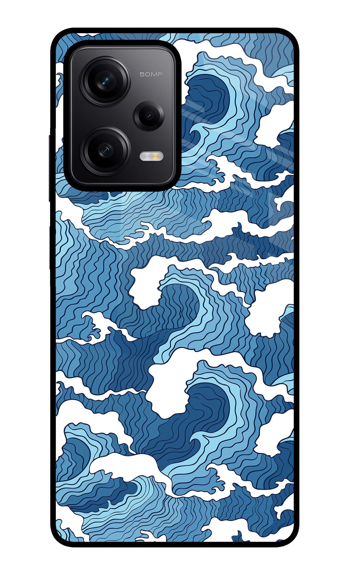 Blue Waves Case for Poco X5 5G