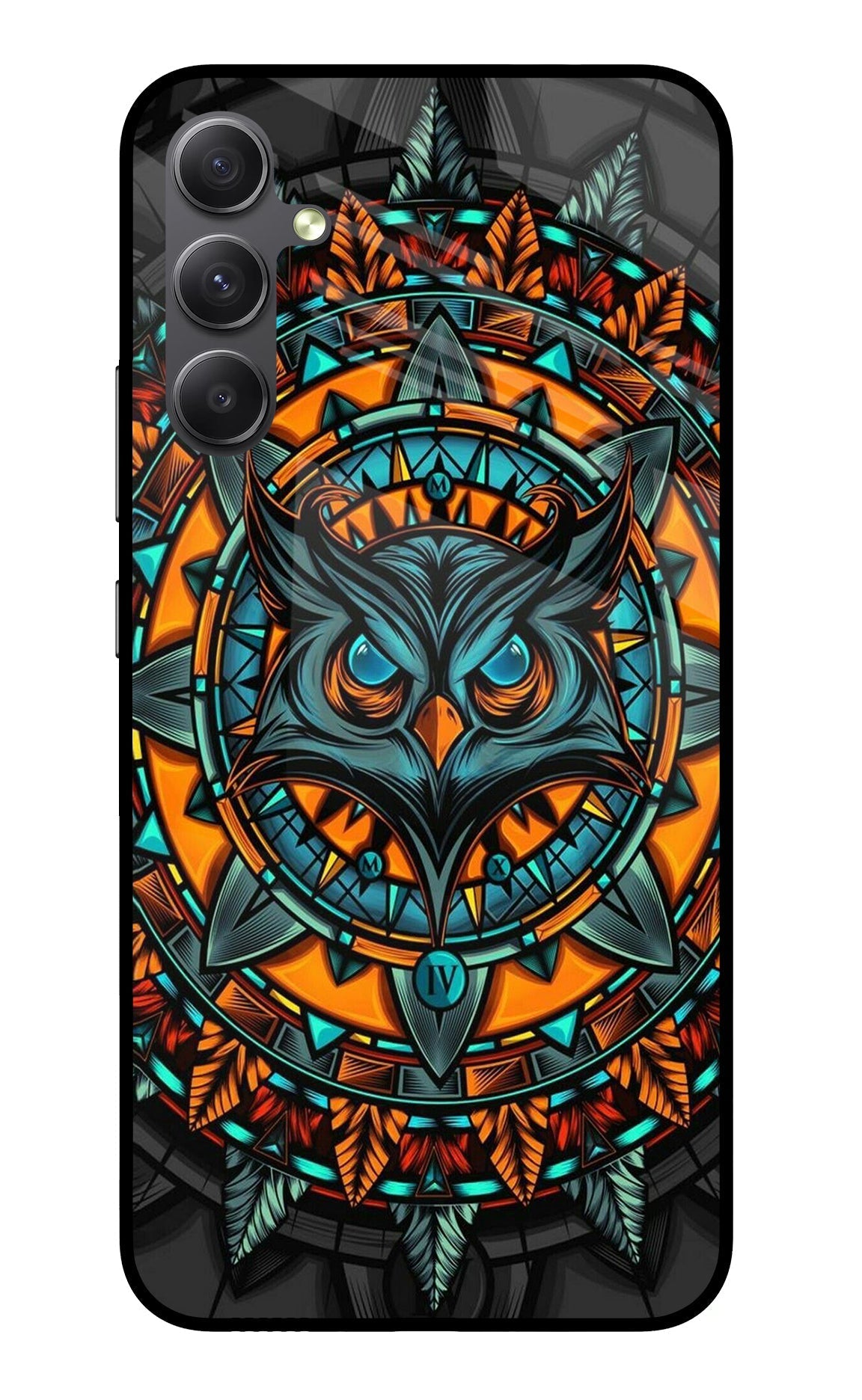 Angry Owl Art Case for Samsung A34 5G