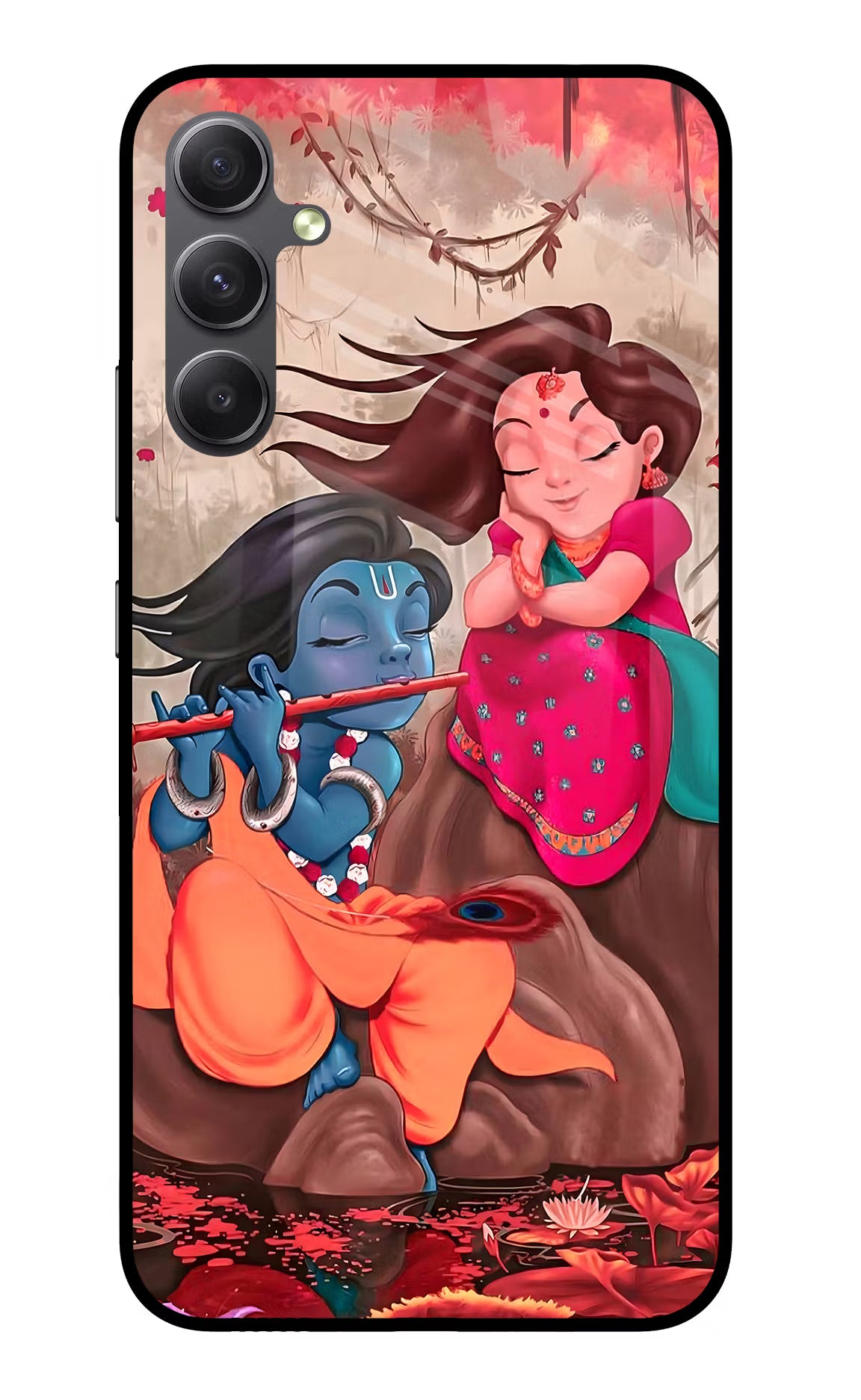 Radhe Krishna Case for Samsung A34 5G by Casekaro