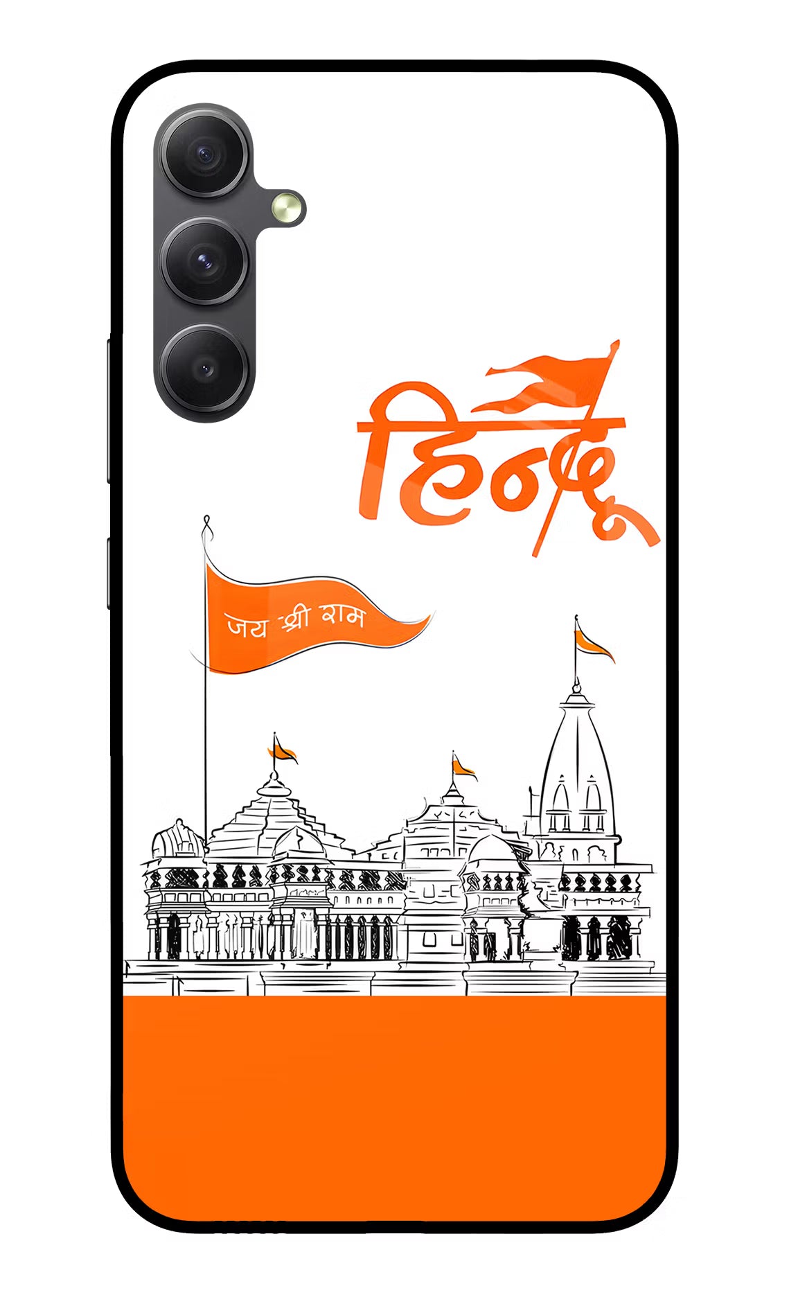 Jai Shree Ram Hindu Case for Samsung A34 5G by Casekaro
