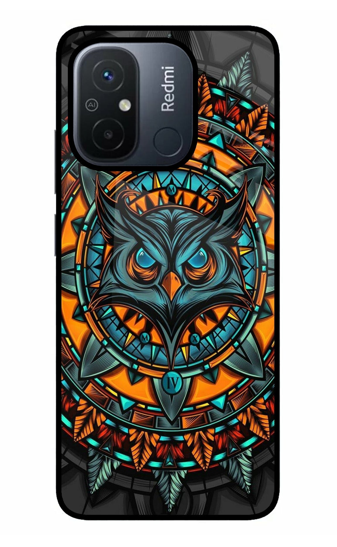 Angry Owl Art Case for Redmi 12C