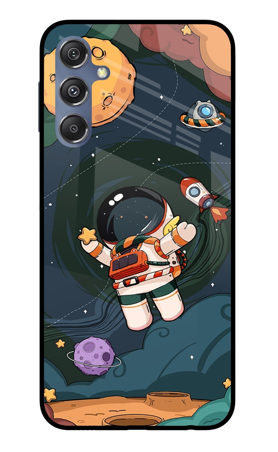 Cartoon Astronaut Case for Samsung M34 5G/F34 5G