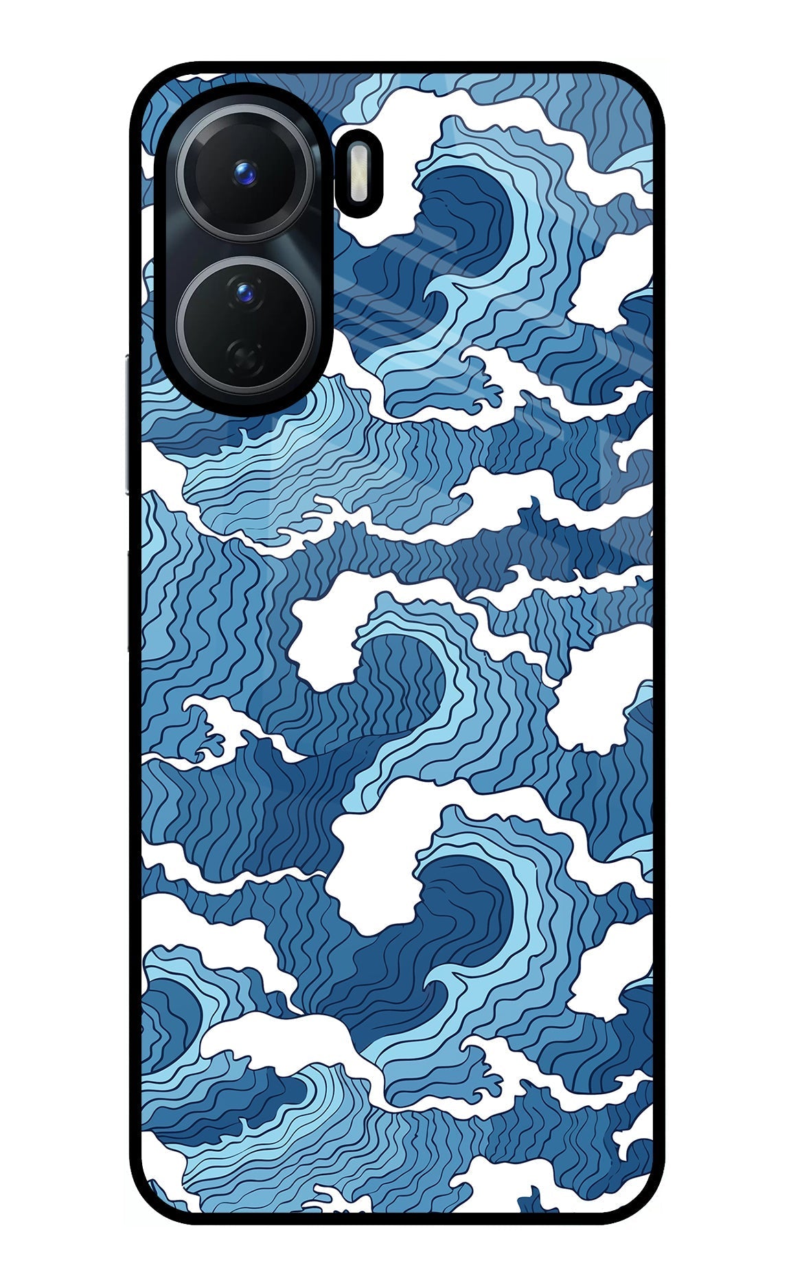 Blue Waves Case for Vivo T2x 5G