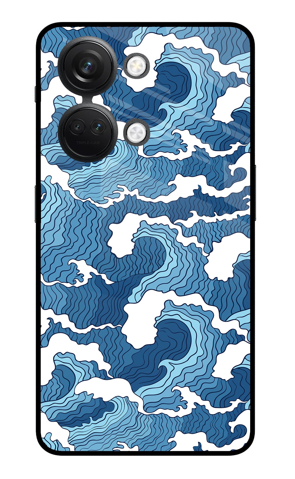 Blue Waves Case for OnePlus Nord 3 5G