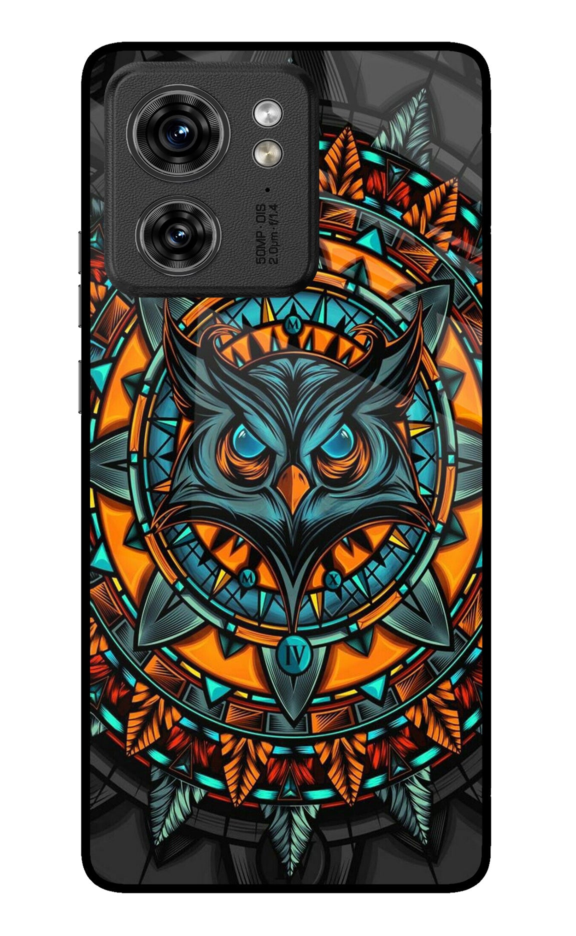 Angry Owl Art Case for Moto Edge 40