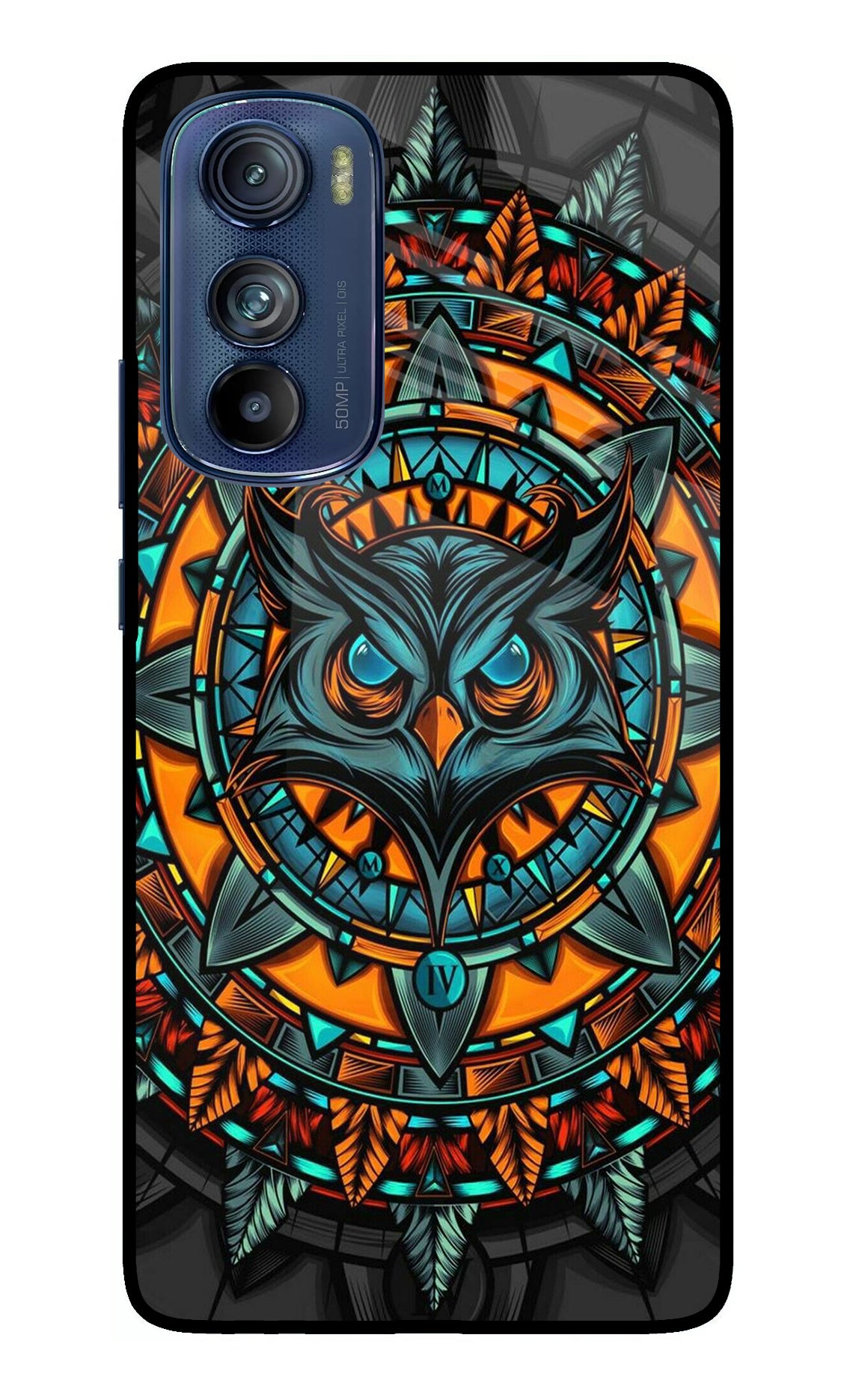 Angry Owl Art Case for Moto Edge 30