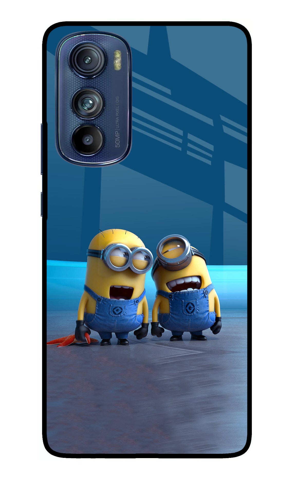 Minion Laughing Case for Moto Edge 30