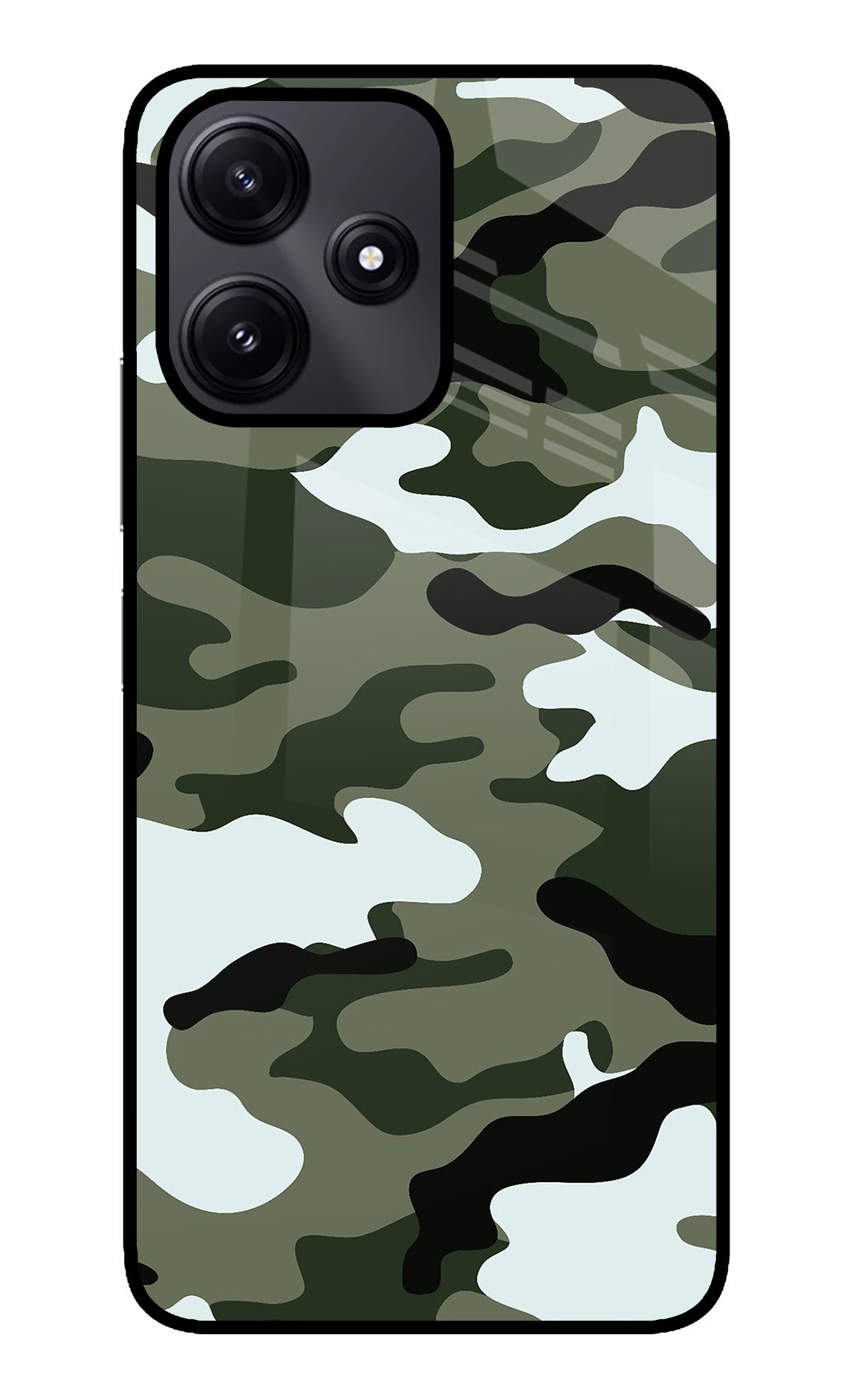 Camouflage Case for Poco M6 Pro 5G