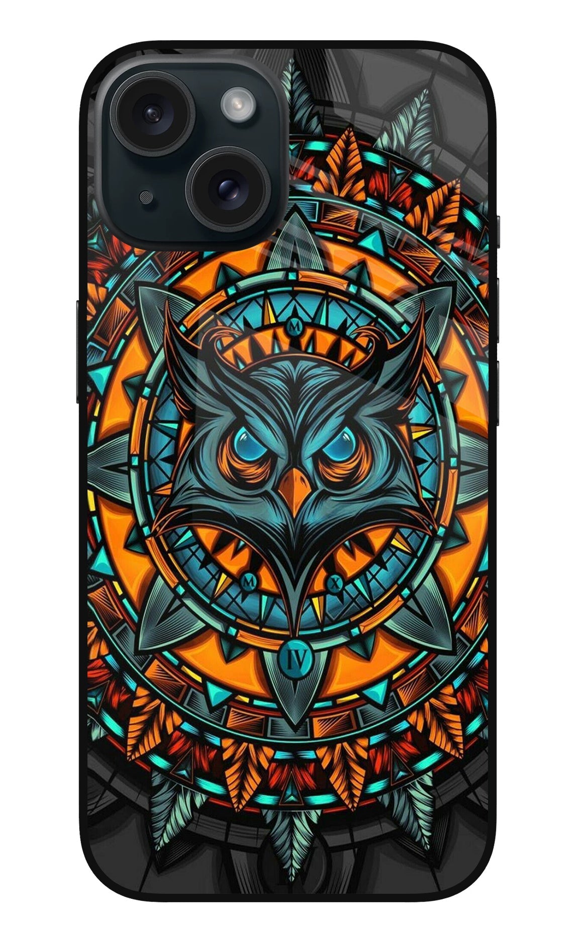 Angry Owl Art Case for iPhone 15