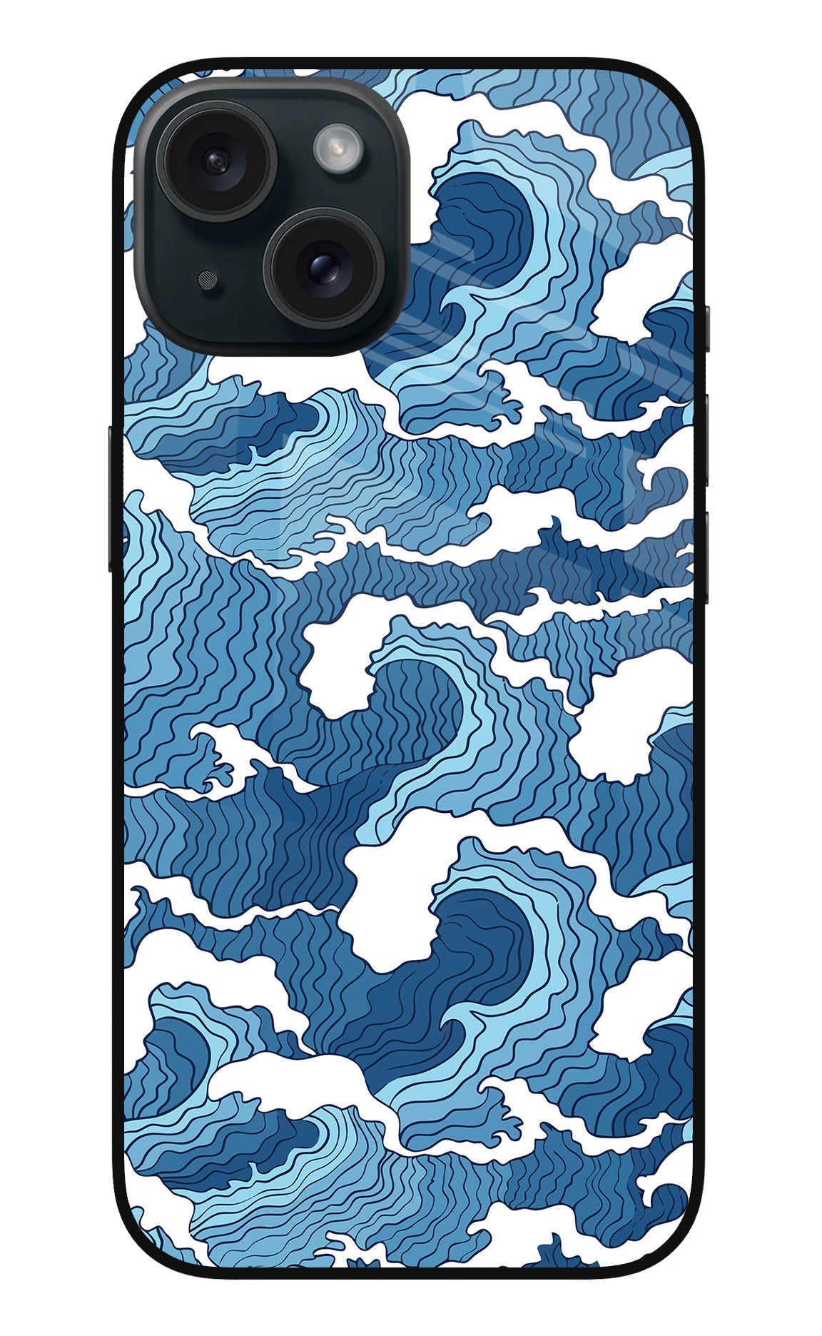 Blue Waves Case for iPhone 15