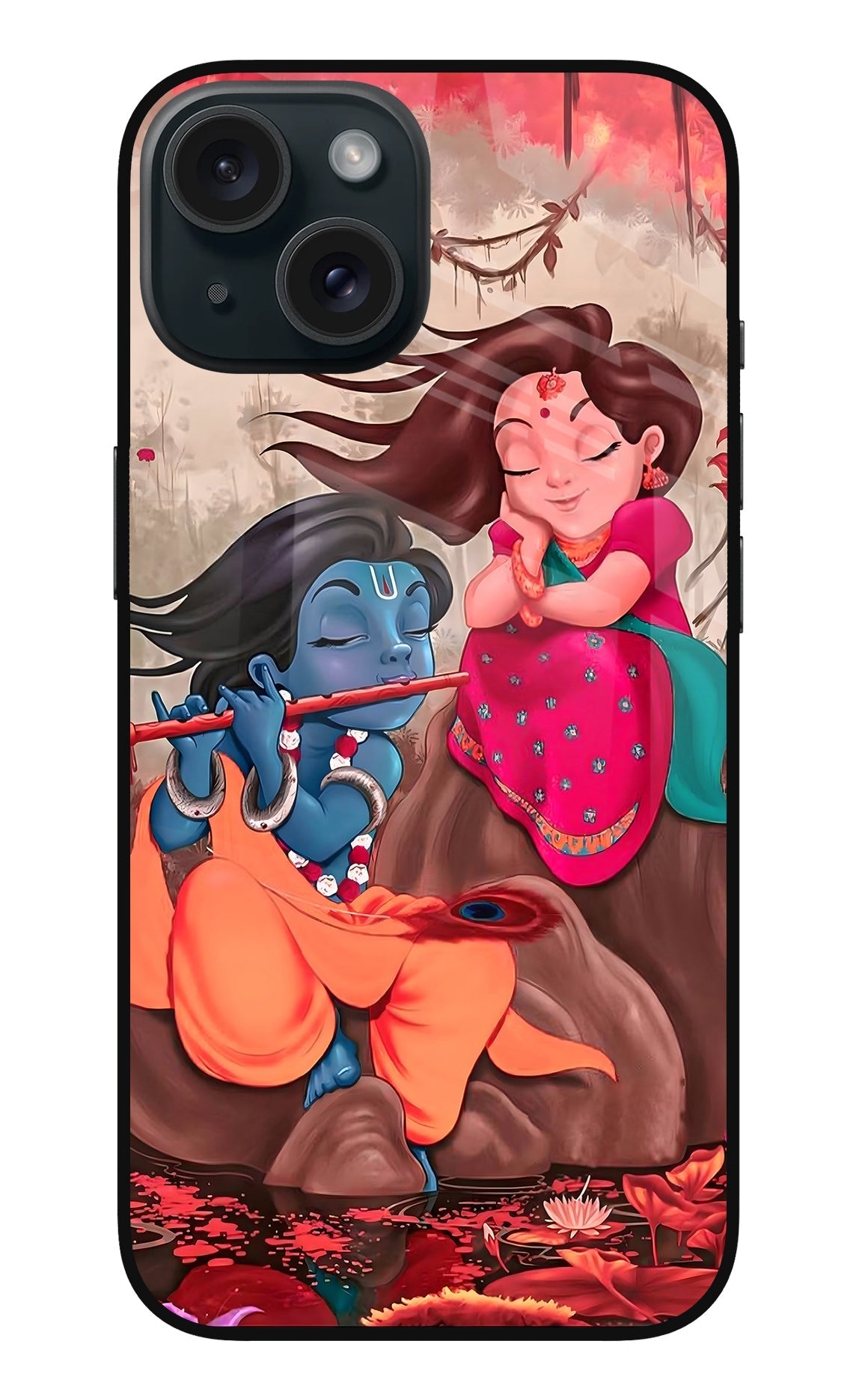 Radhe Krishna Case for iPhone 15