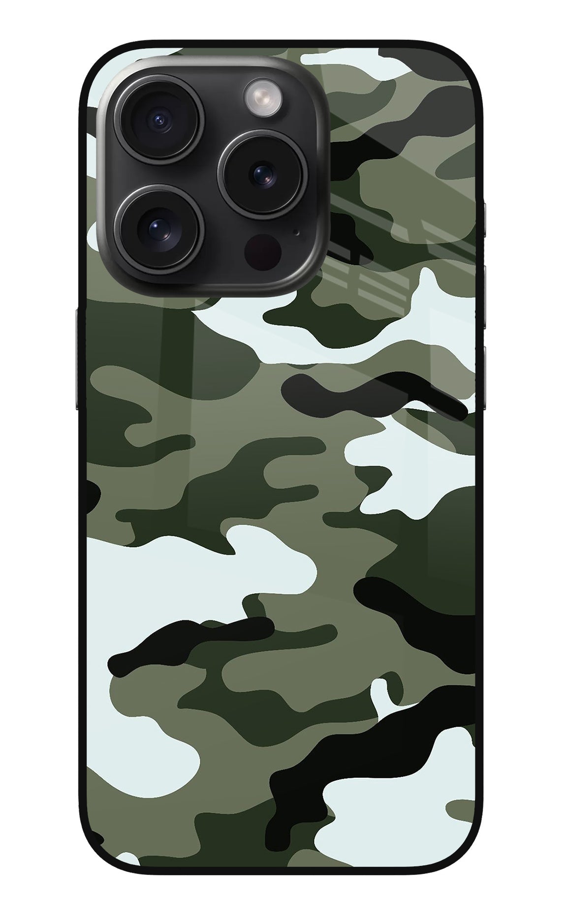 Camouflage Case for iPhone 15 Pro