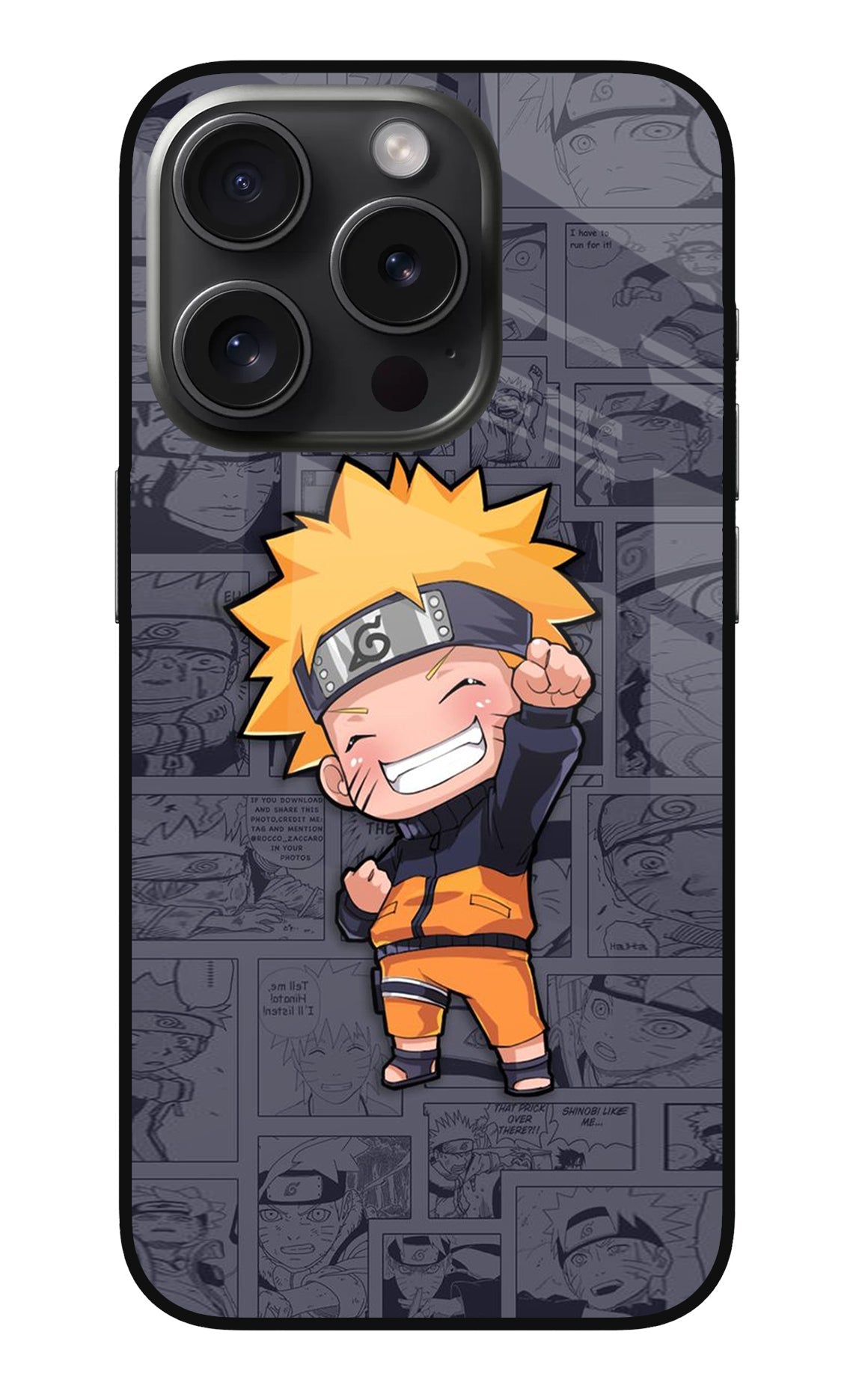 Chota Naruto Case for iPhone 15 Pro