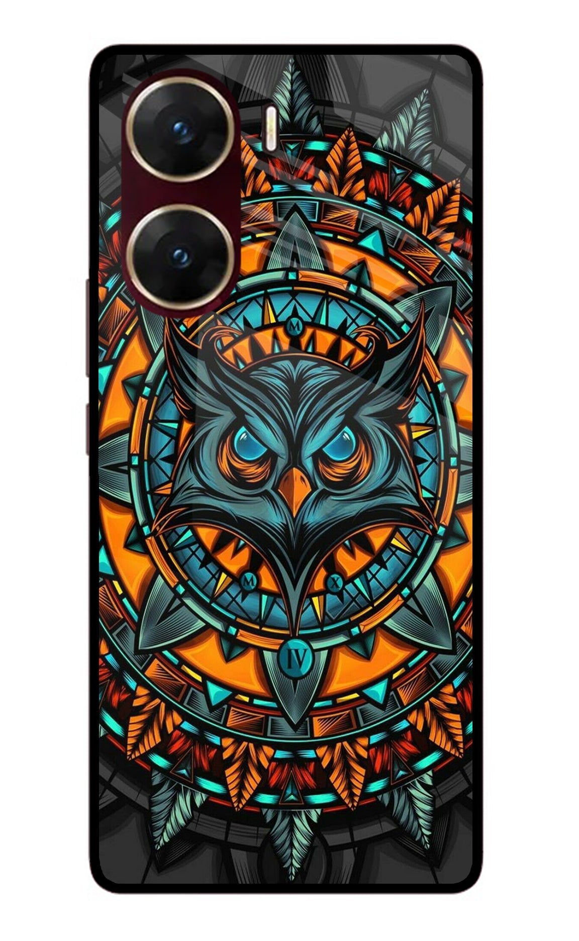 Angry Owl Art Case for Vivo V29E