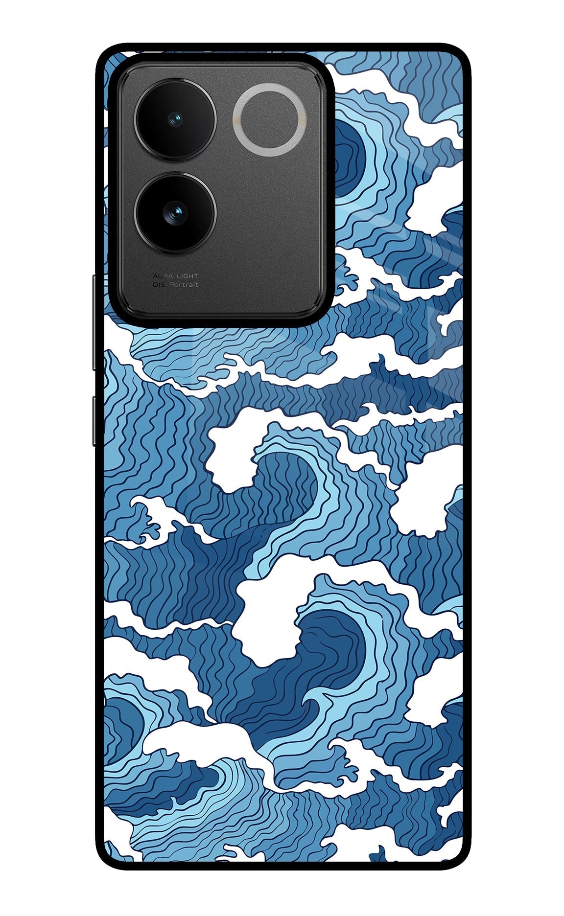 Blue Waves Case for IQOO Z7 Pro 5G