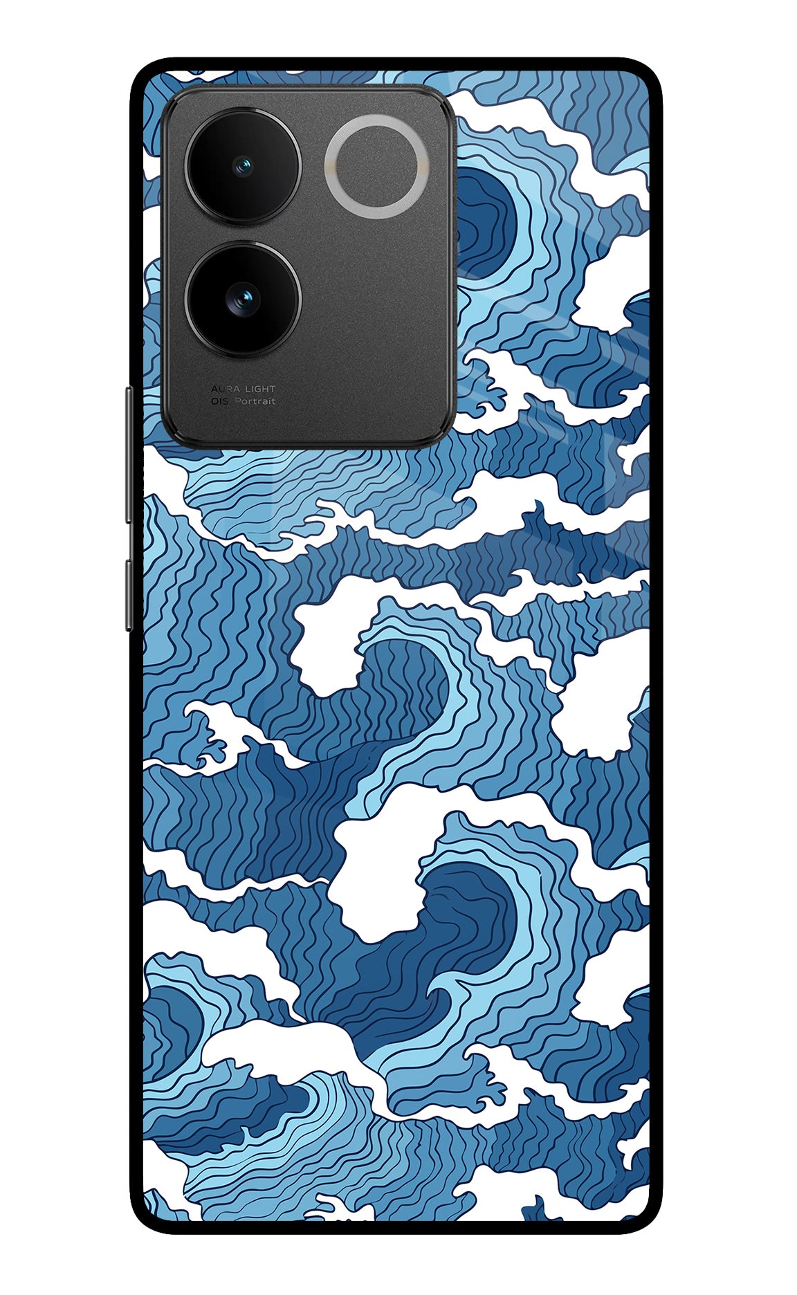Blue Waves Case for Vivo T2 Pro 5G
