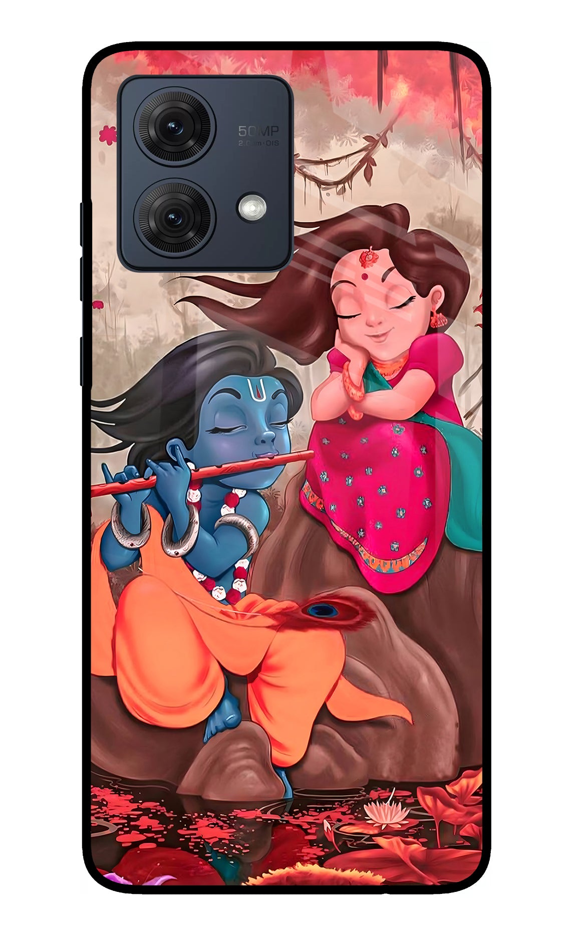 Radhe Krishna Case for Moto G84 5G