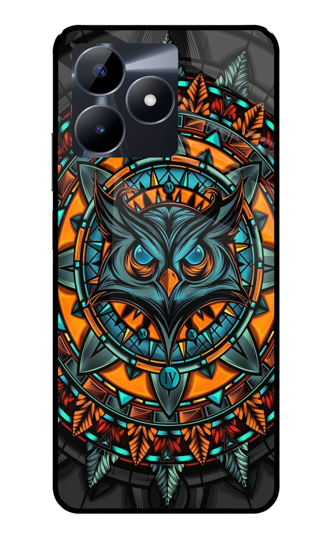 Angry Owl Art Case for Realme C53