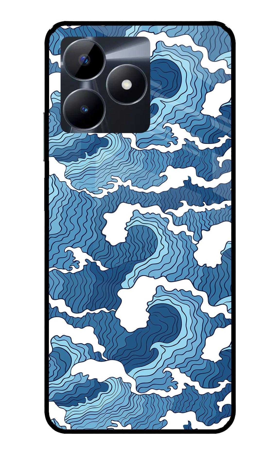 Blue Waves Case for Realme C53