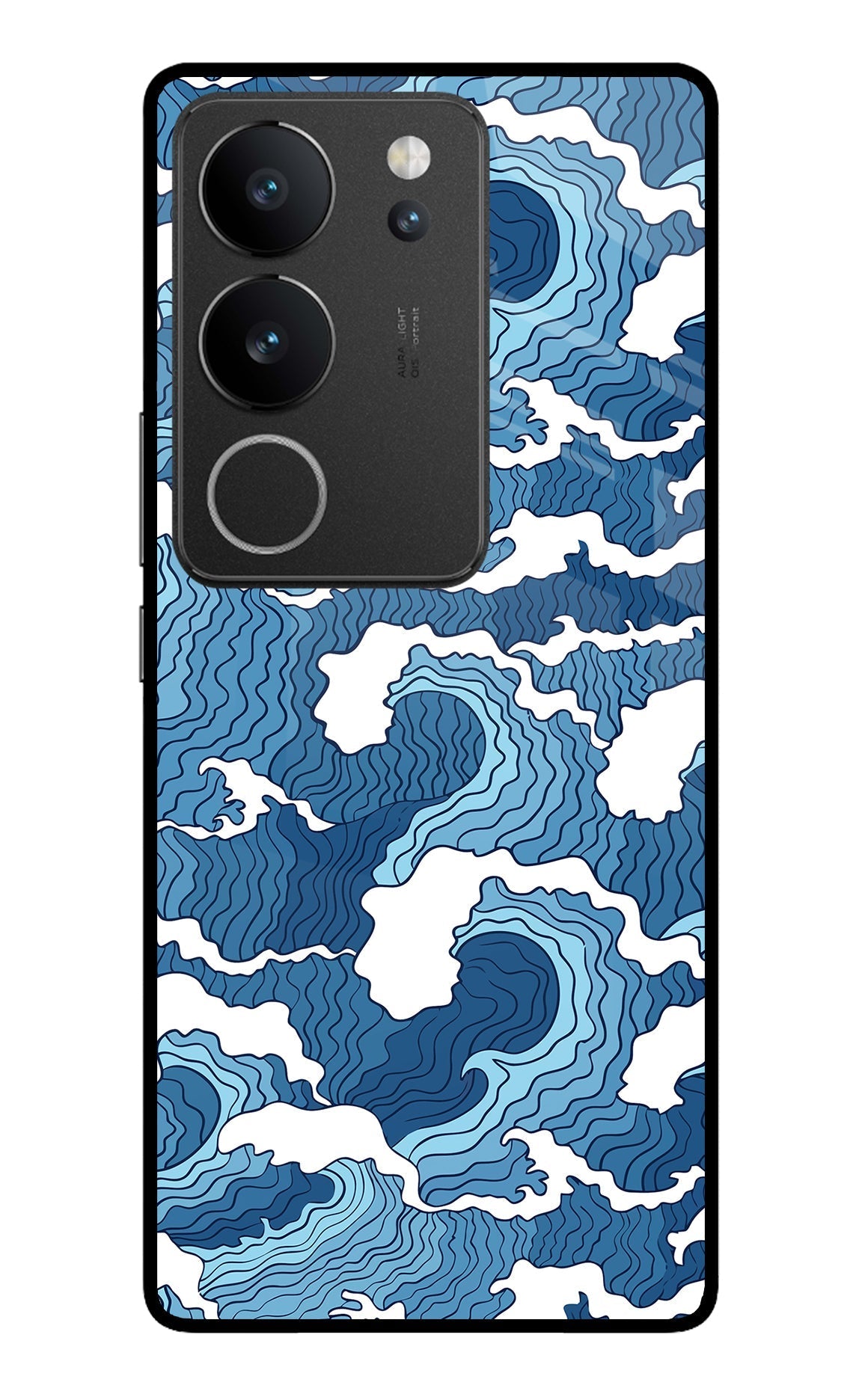 Blue Waves Case for Vivo V29/V29 Pro