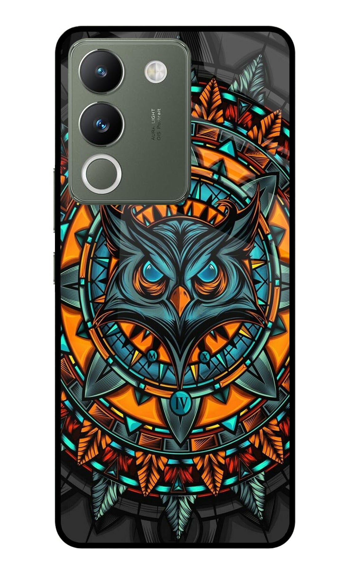 Angry Owl Art Case for Vivo Y200 5G