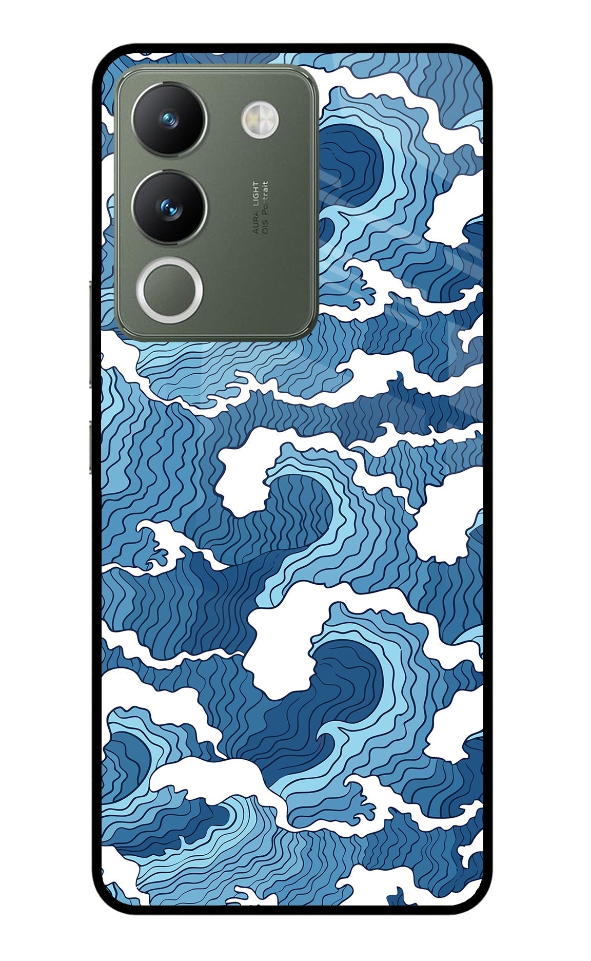 Blue Waves Case for Vivo Y200 5G