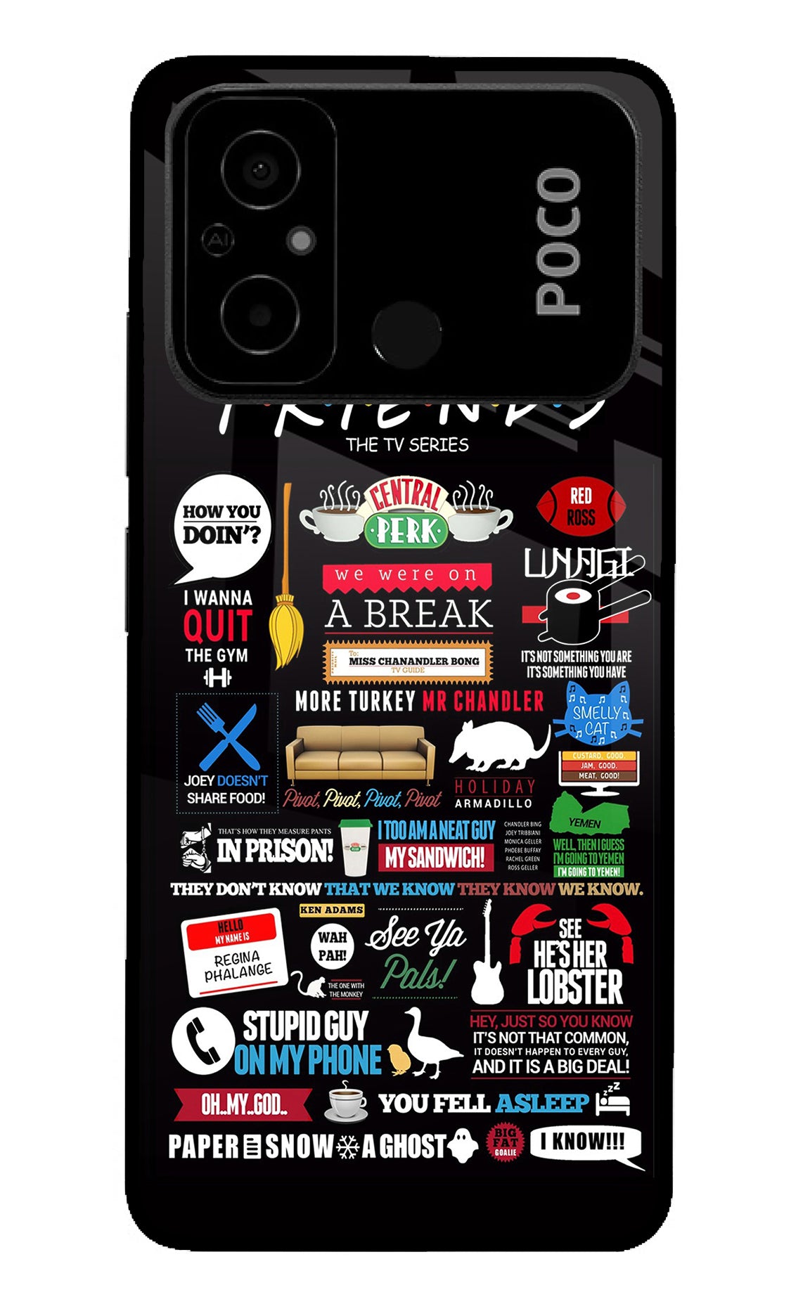 FRIENDS Case for Poco C55