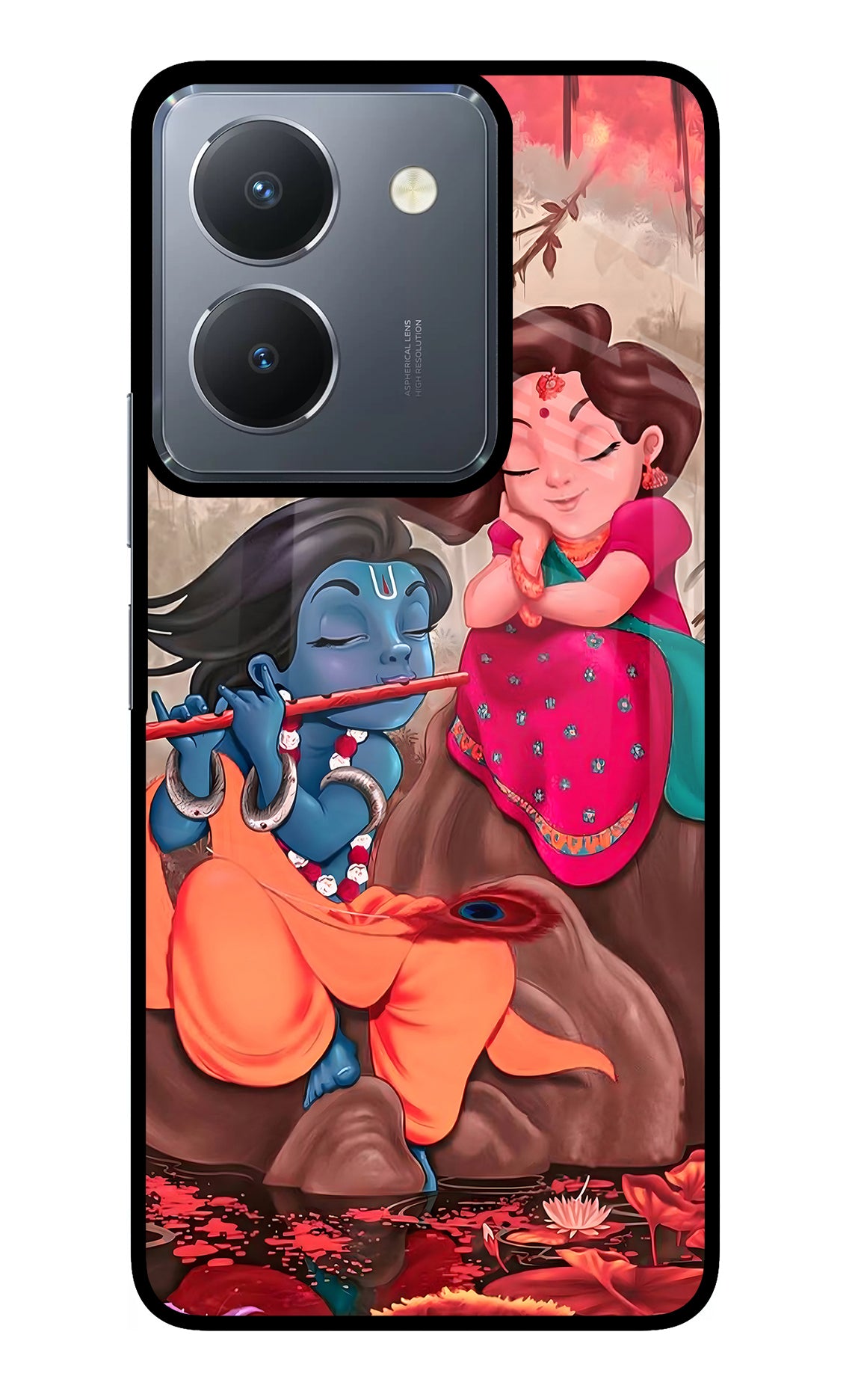 Radhe Krishna Case for Vivo Y36