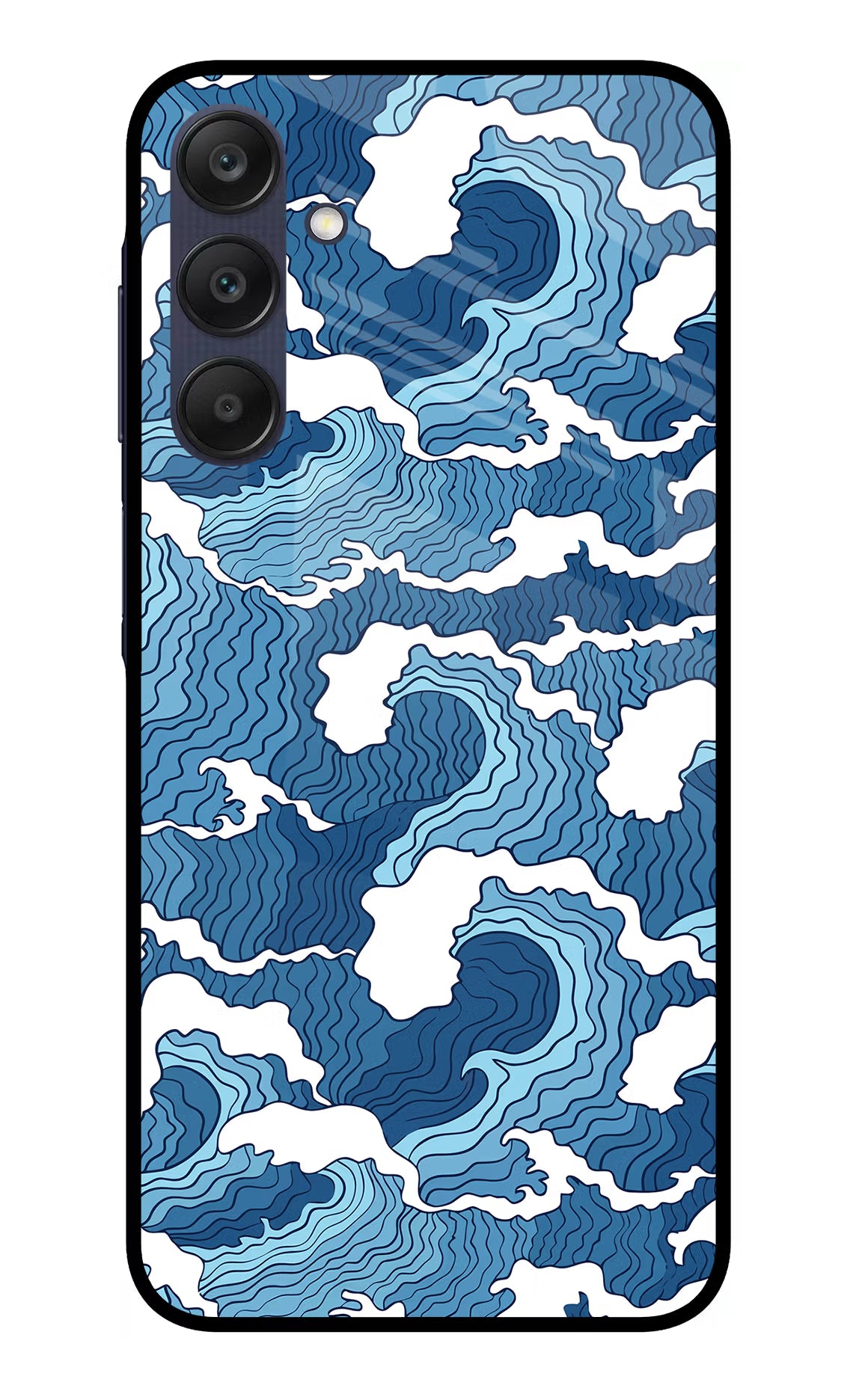 Blue Waves Case for Samsung A25 5G by Casekaro
